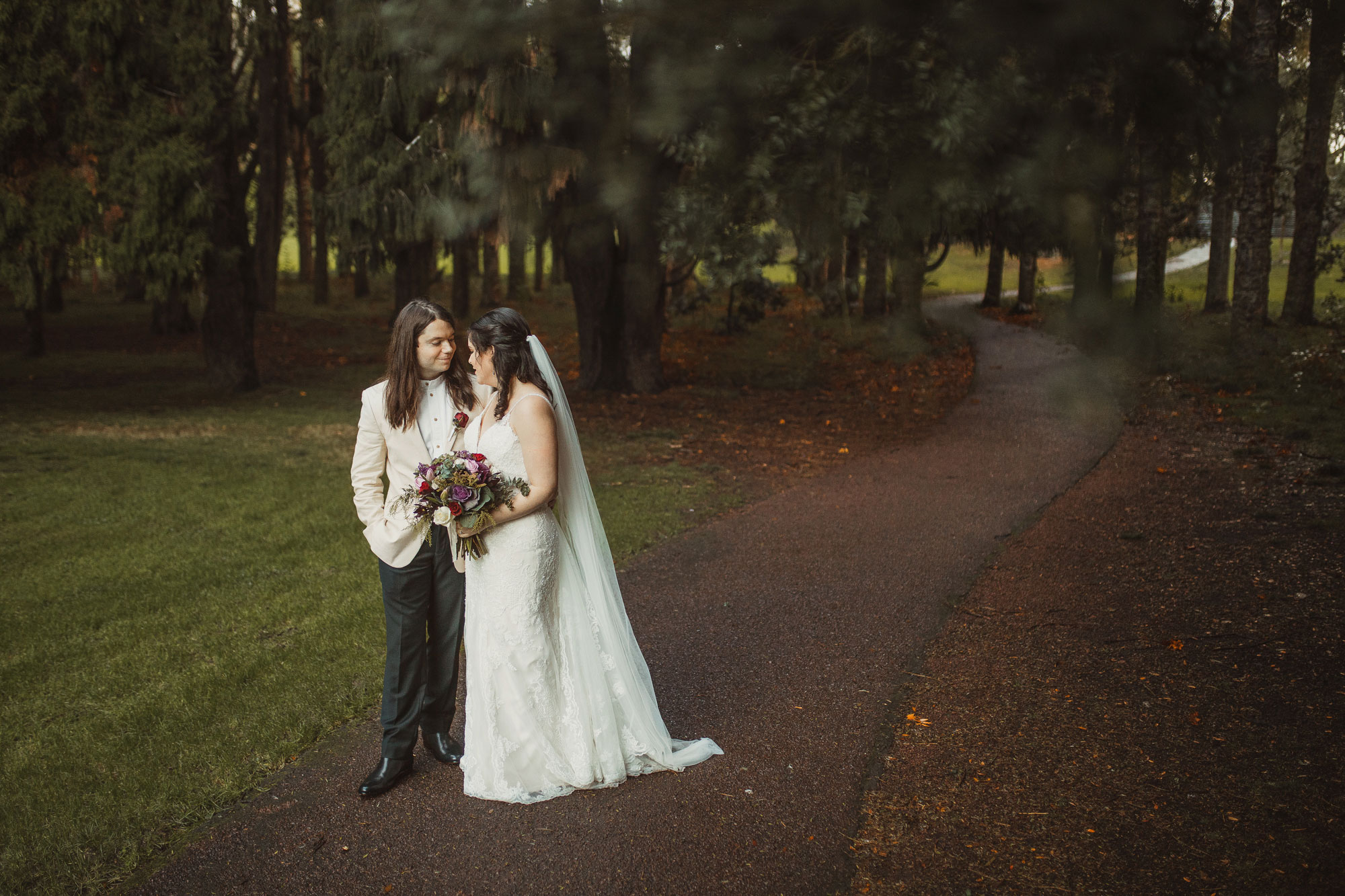 cornwall park wedding photo