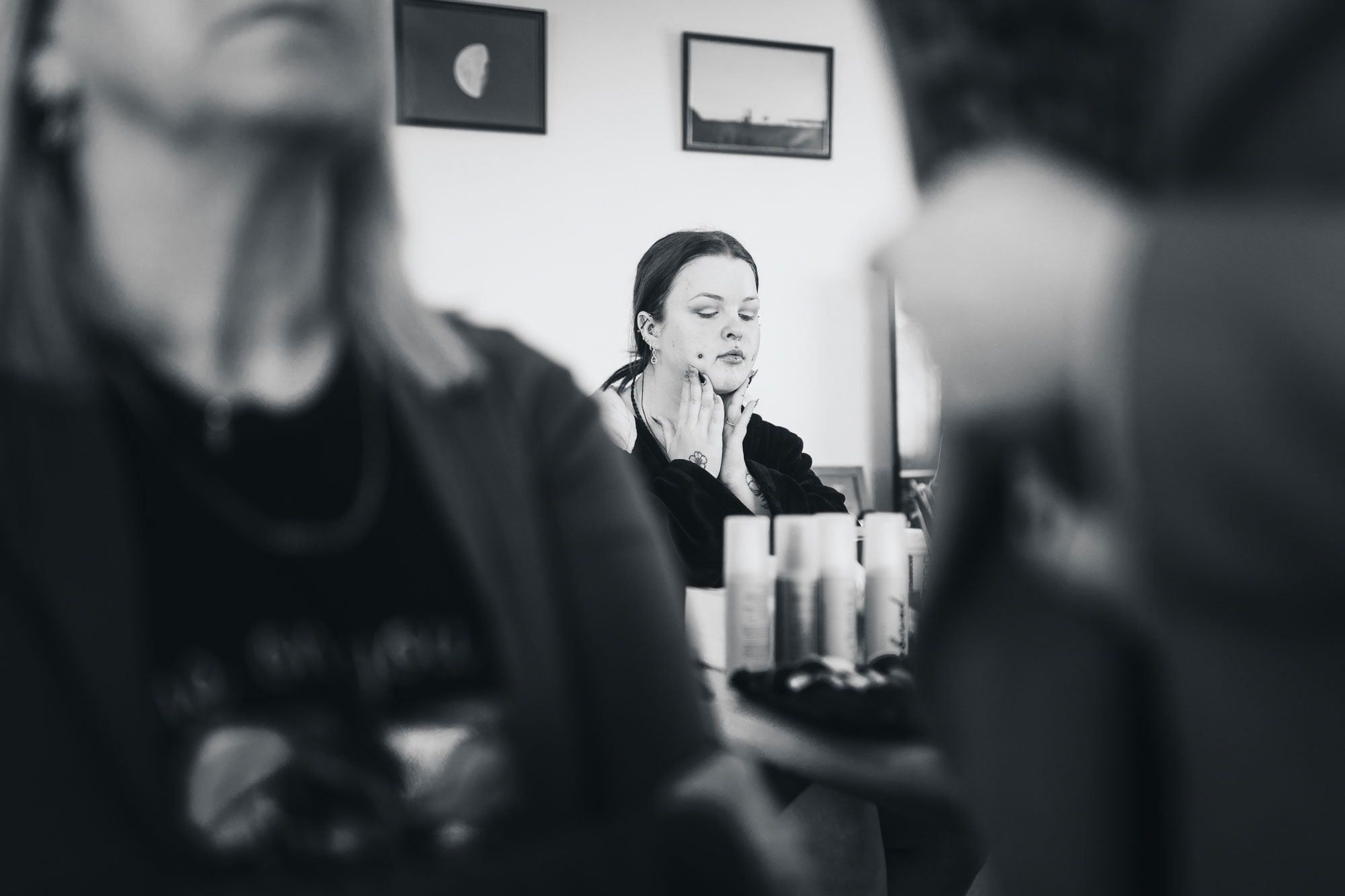 bride getting ready