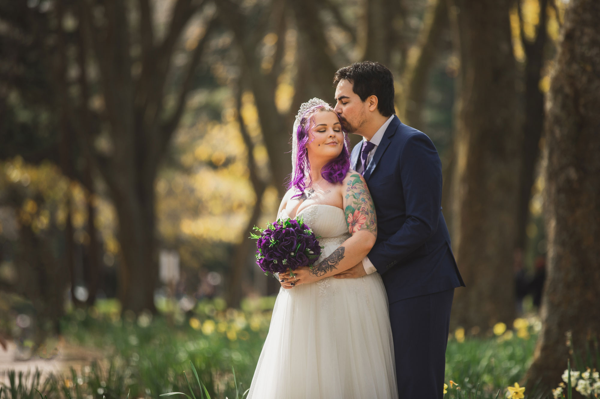 spring wedding photoshoot