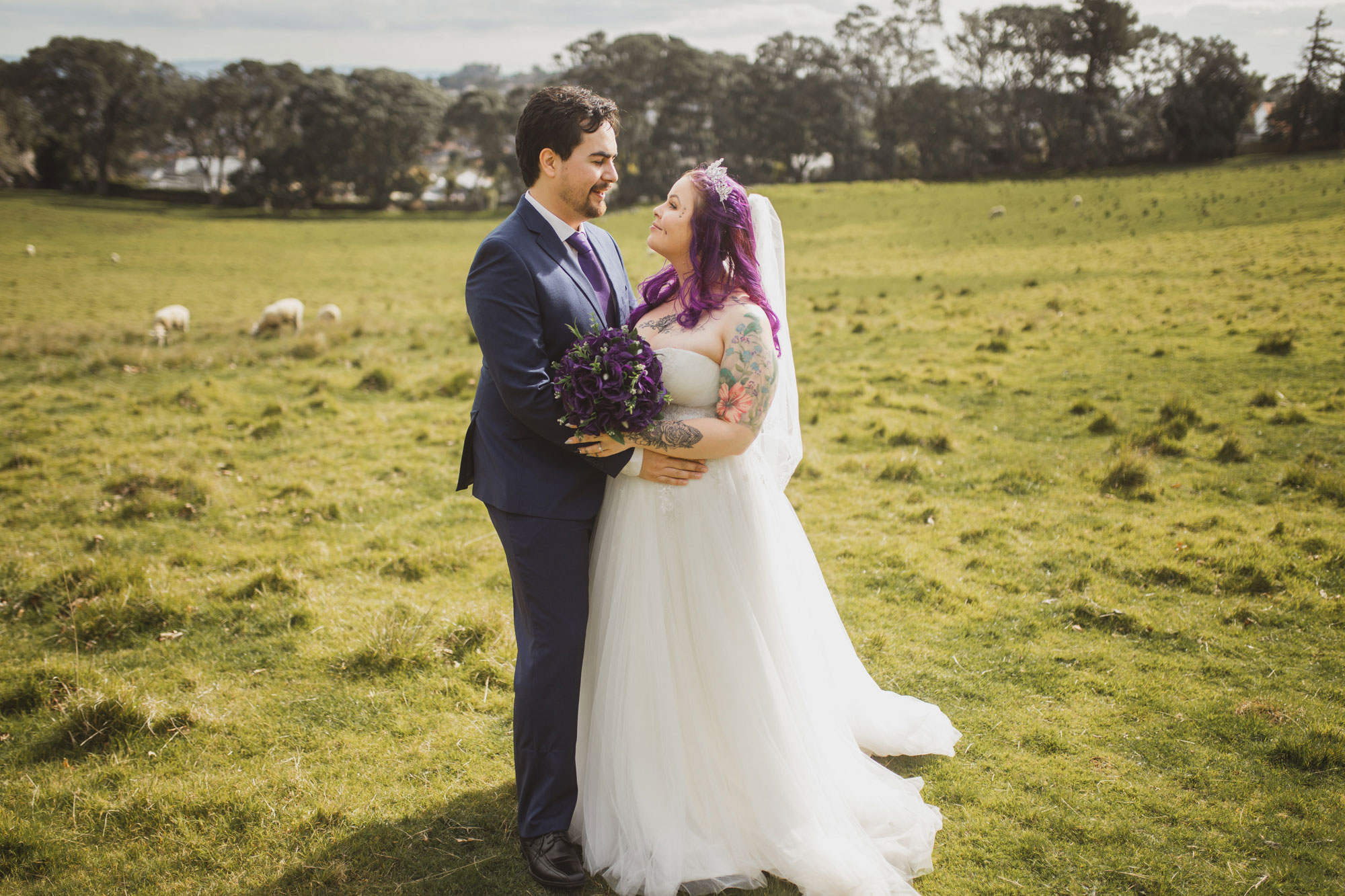 cornwall park wedding picture