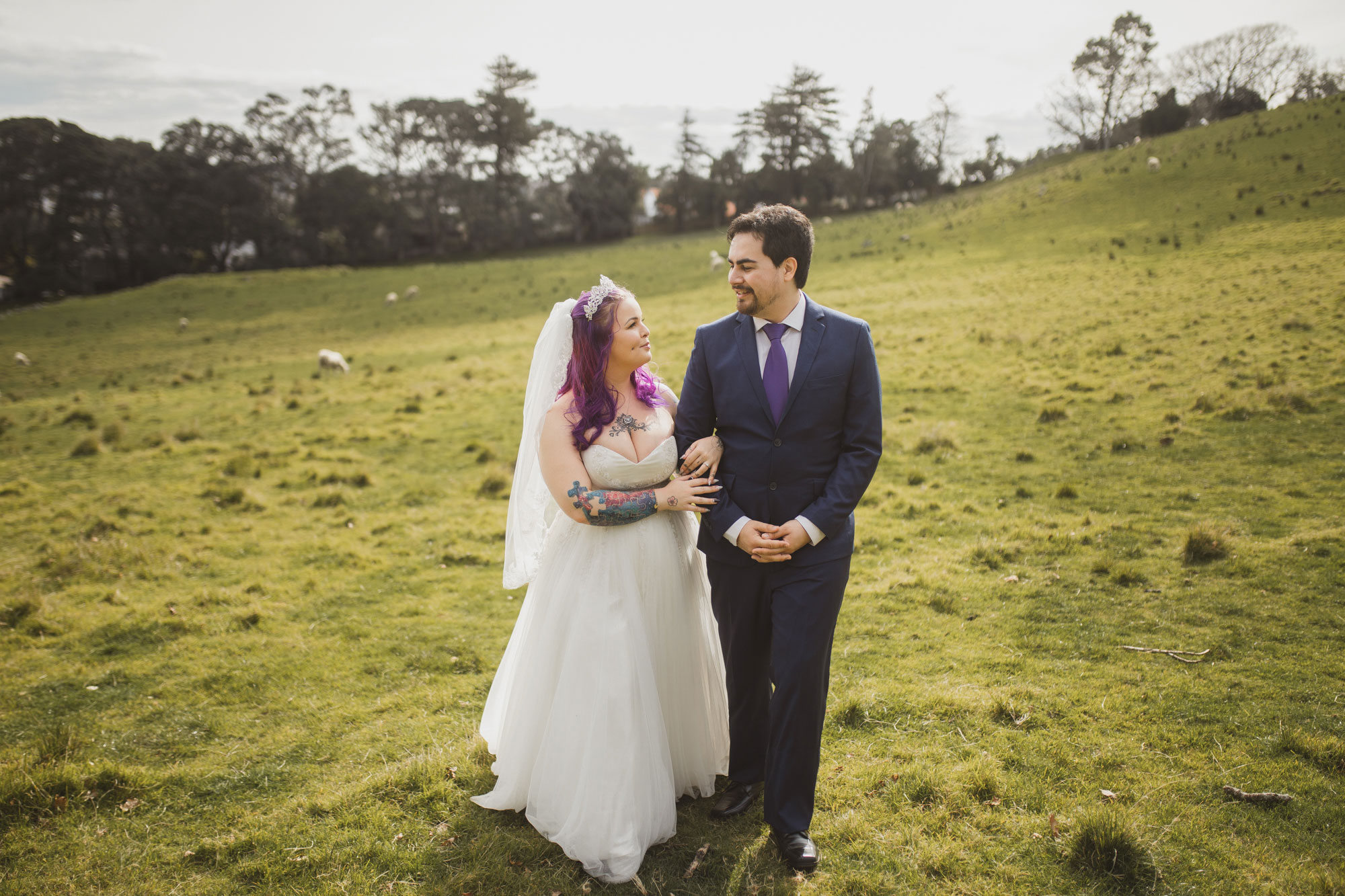 auckland cornwall park wedding