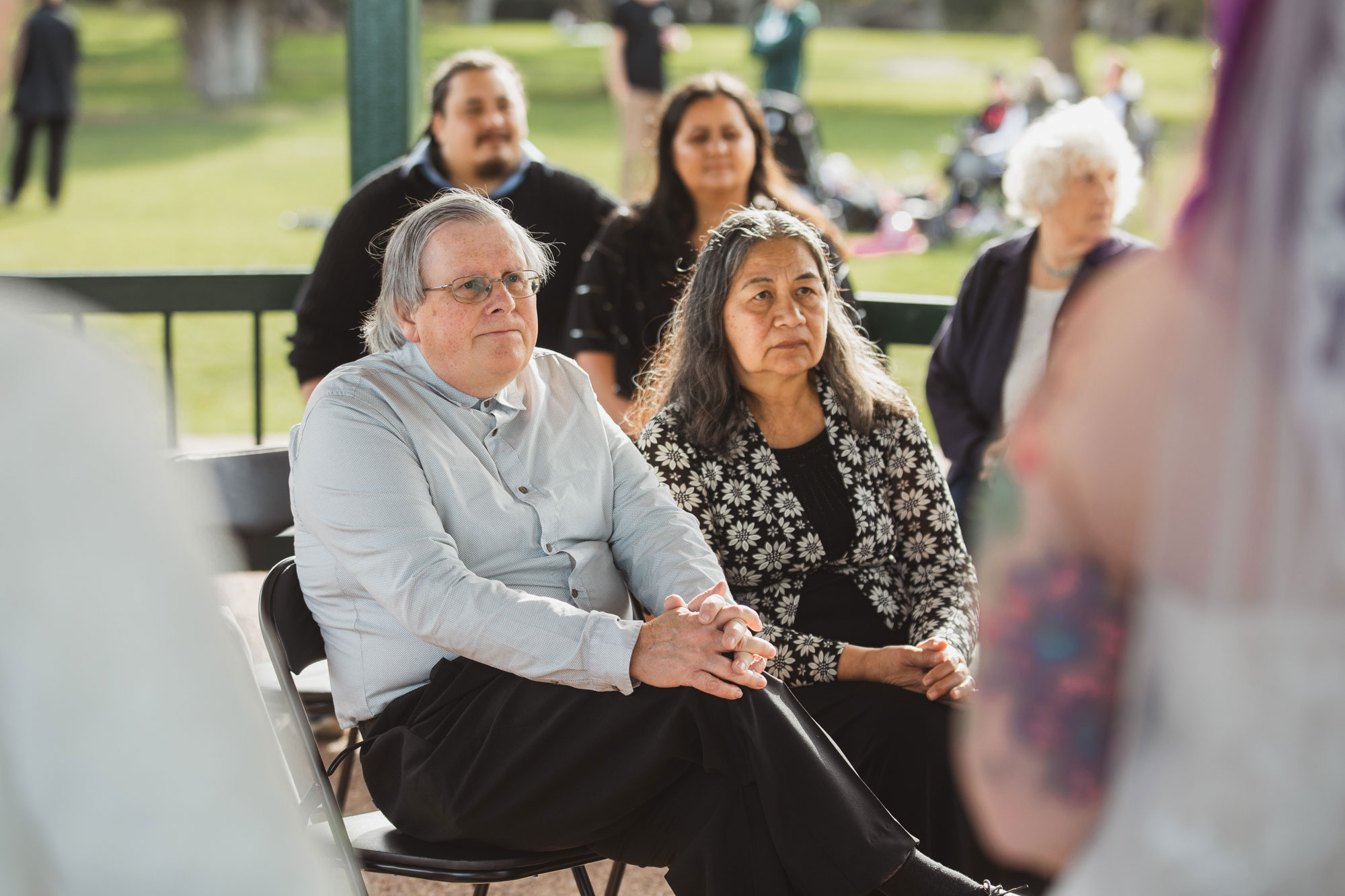 groom parents at wedding