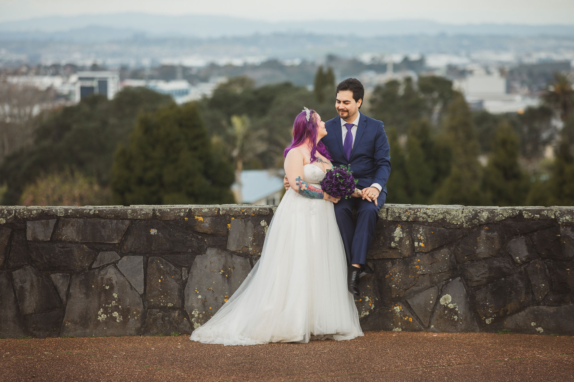 cornwall park auckland wedding shoot