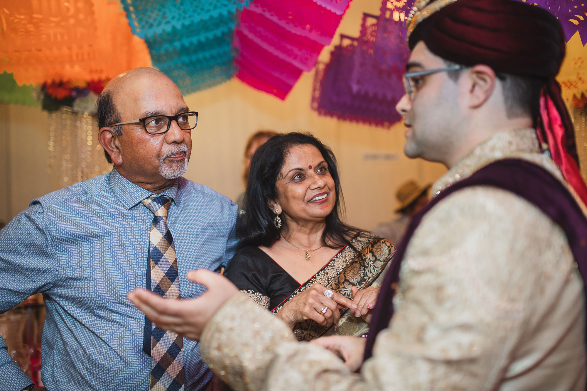 guess talking to the groom