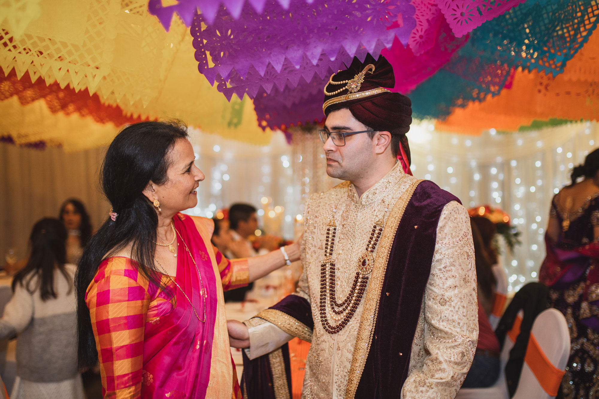 groom and guests