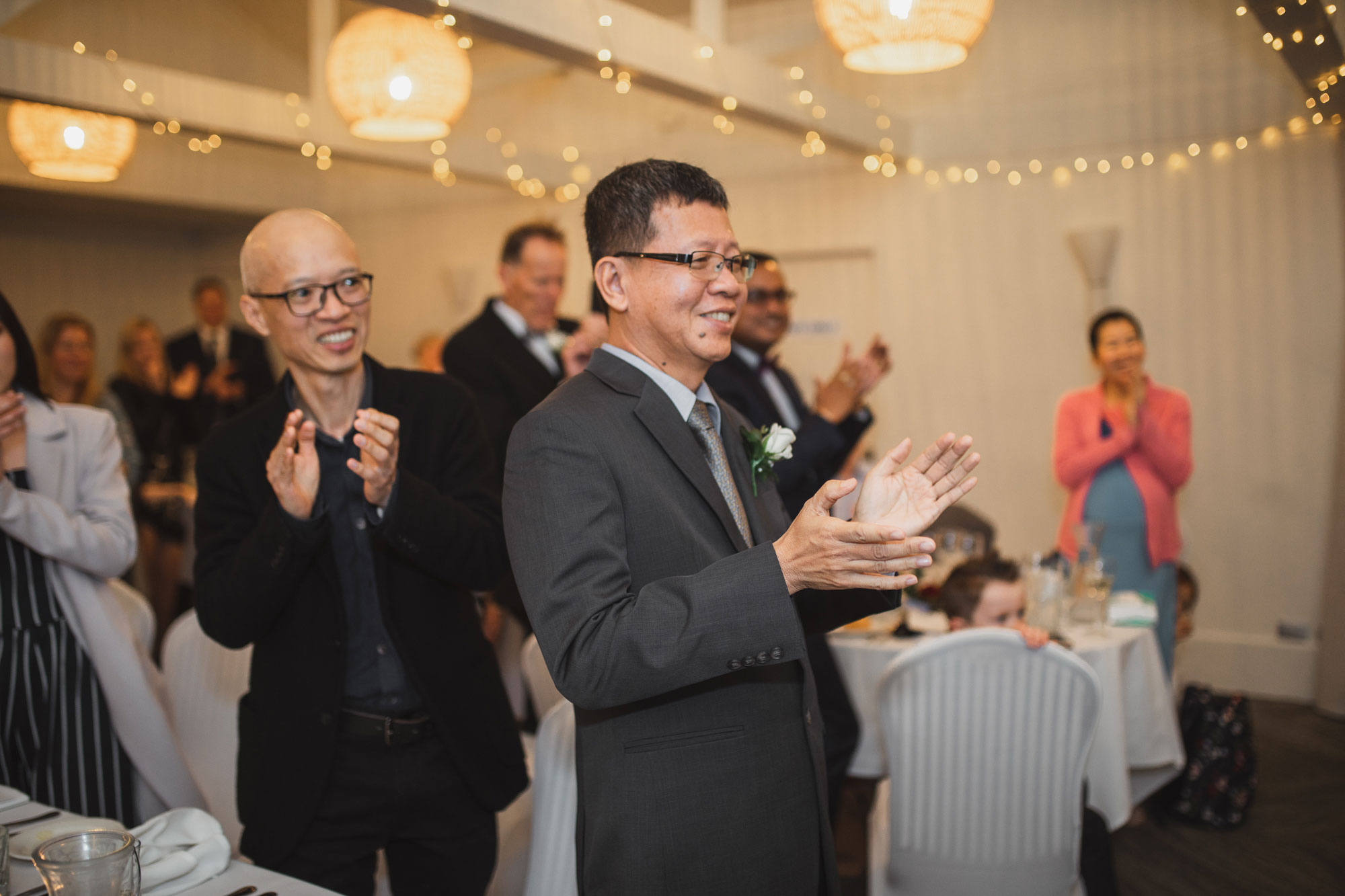 father of the bride cheering