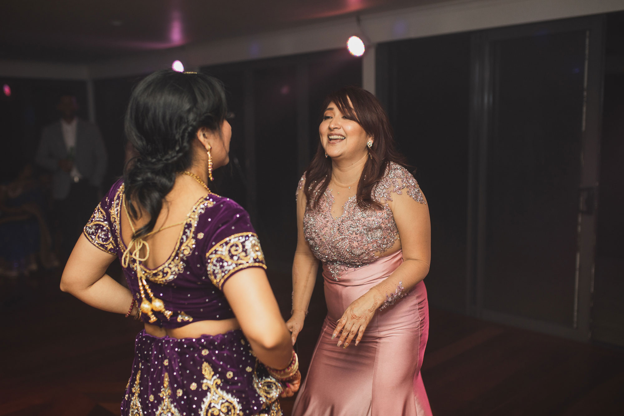 mother and the bride dancing