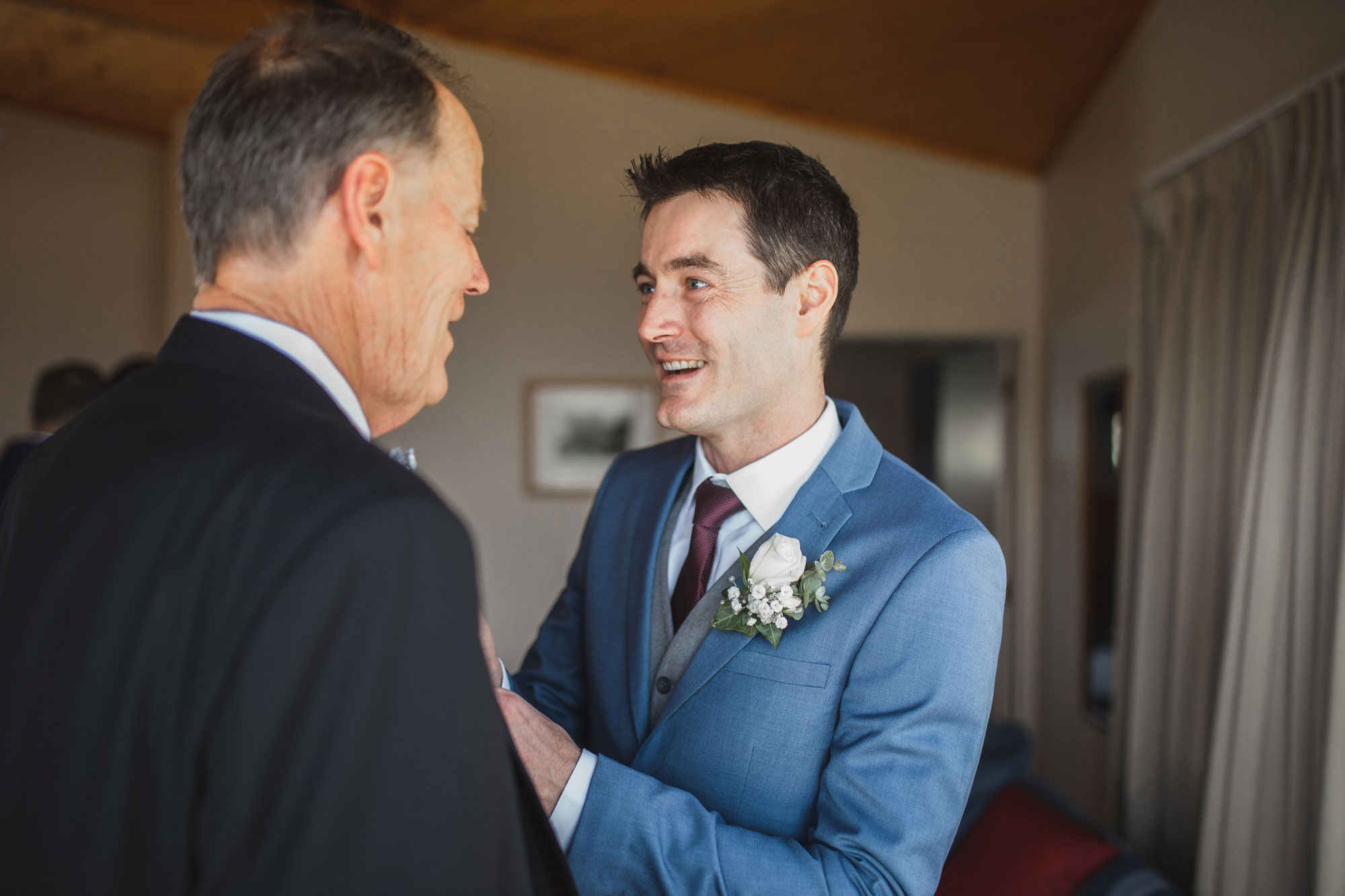 groom getting ready