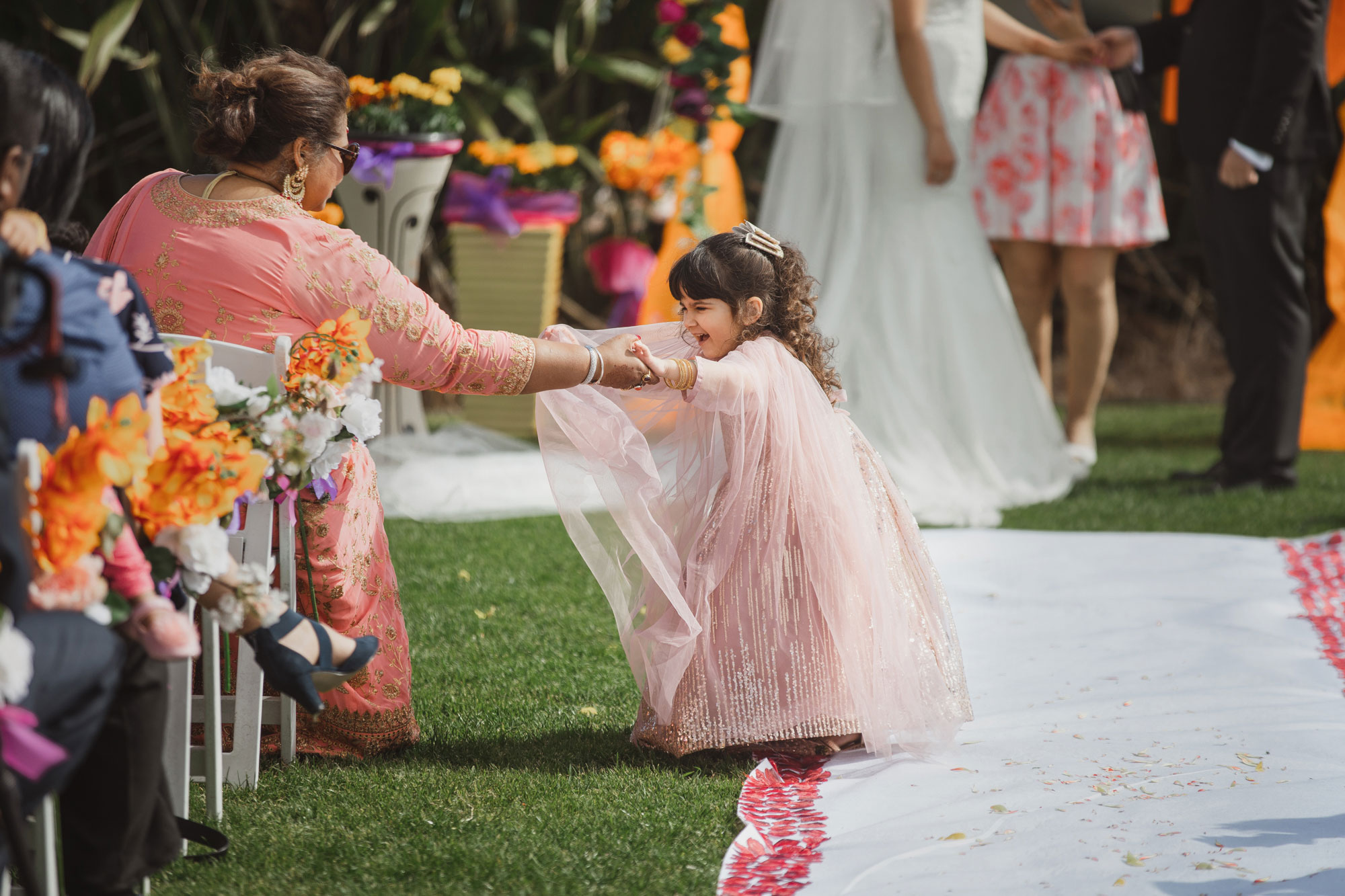 girl at the wedding