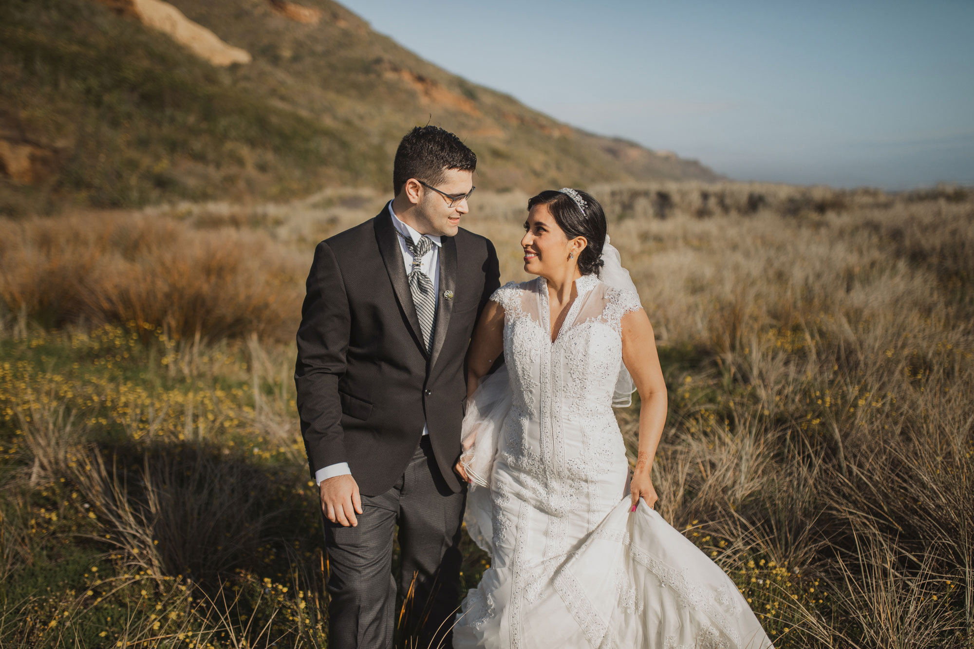 bride and groom wedding shoot