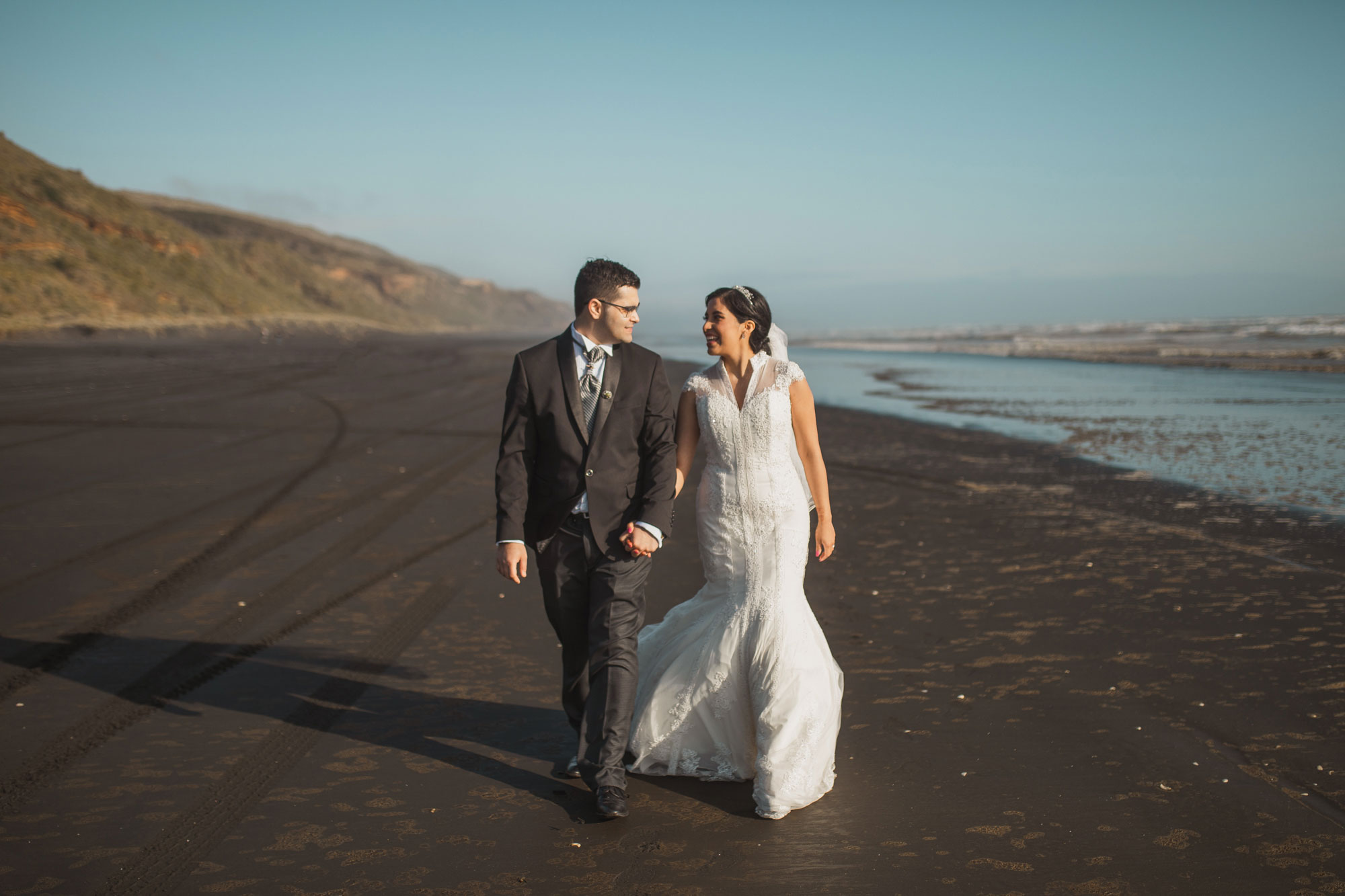 castaways wedding shoot at the beach