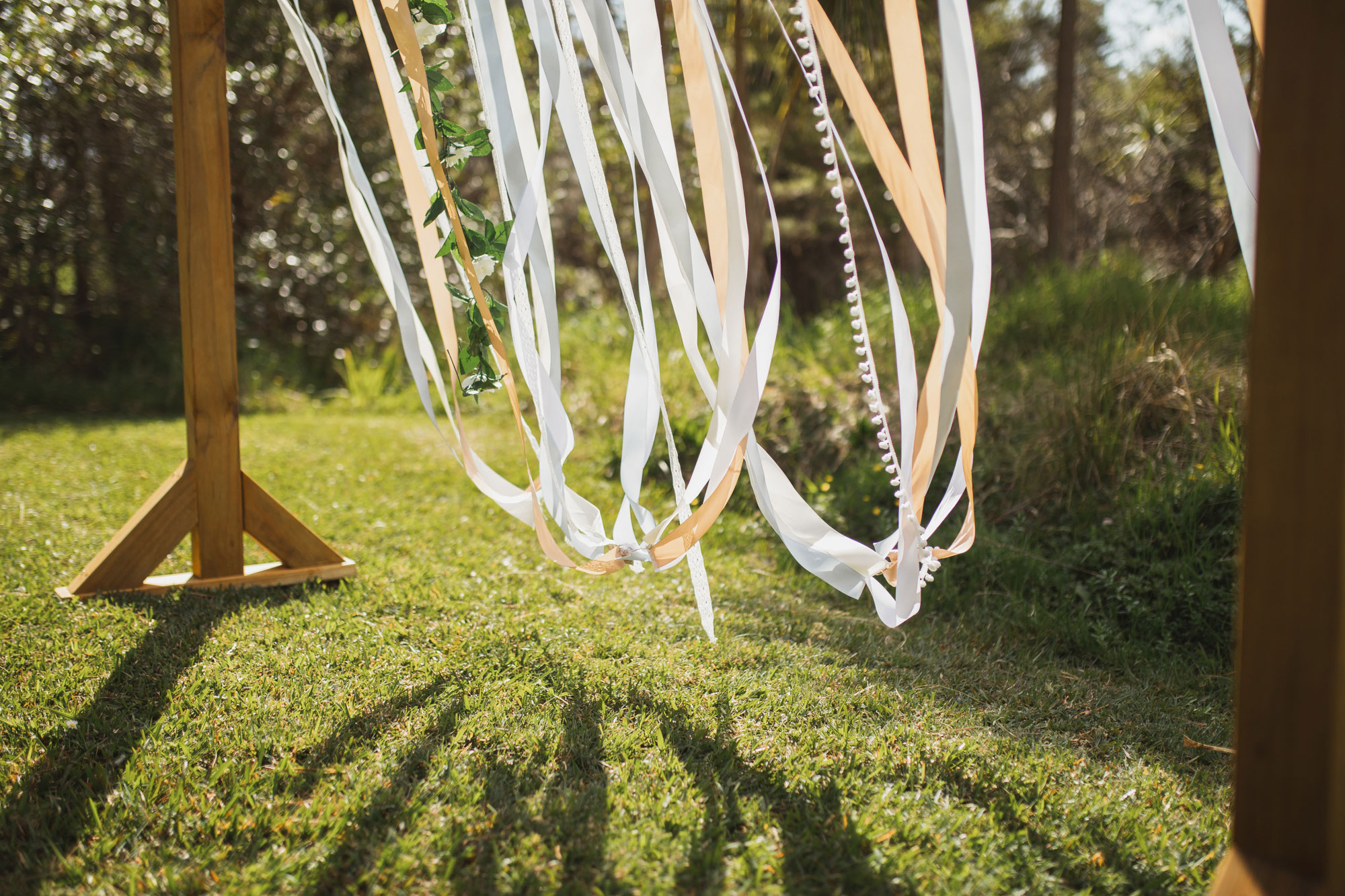 auckland wedding ceremony arch