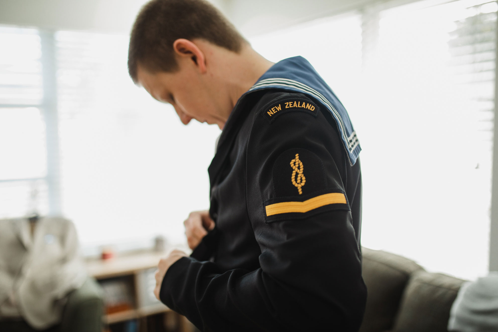 groom getting ready