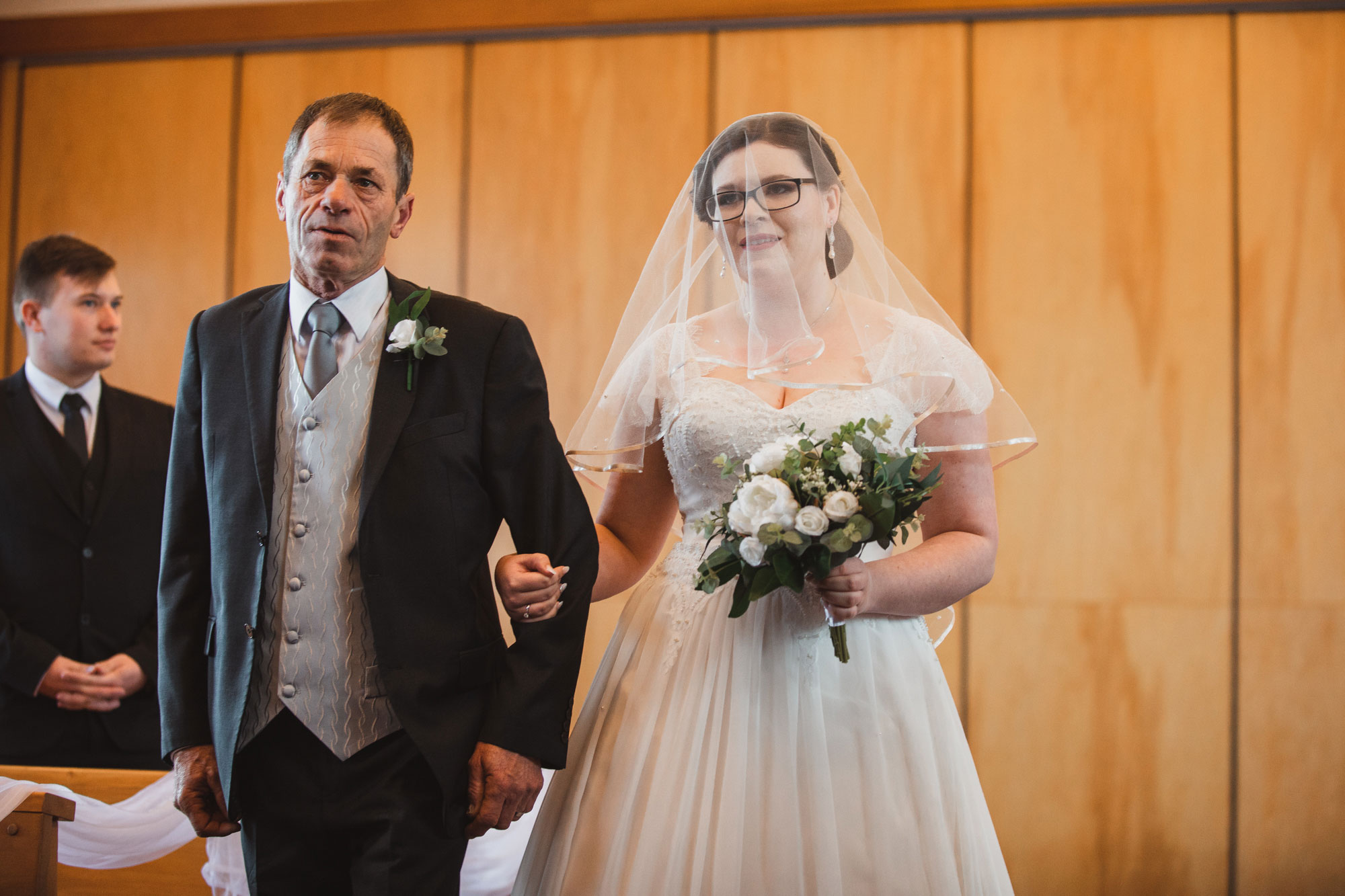 bride walking down the aisle