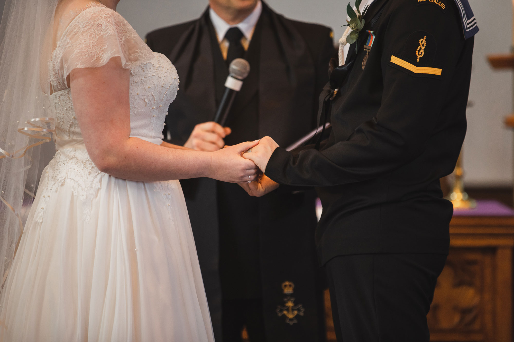 bride and groom ring exchange