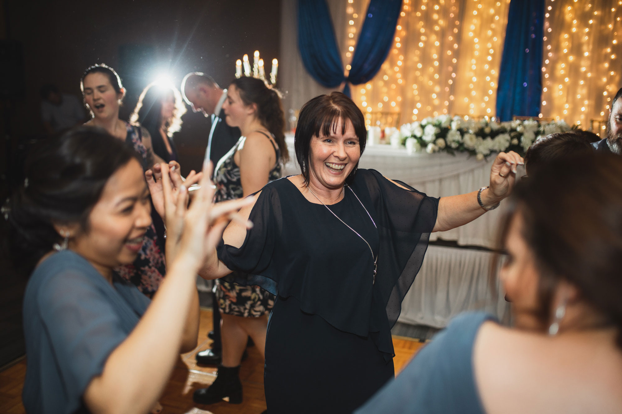 dancing at the wedding