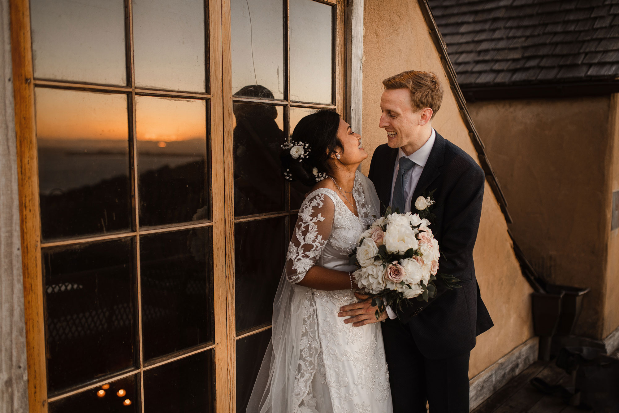 waiheke sunset wedding shoot