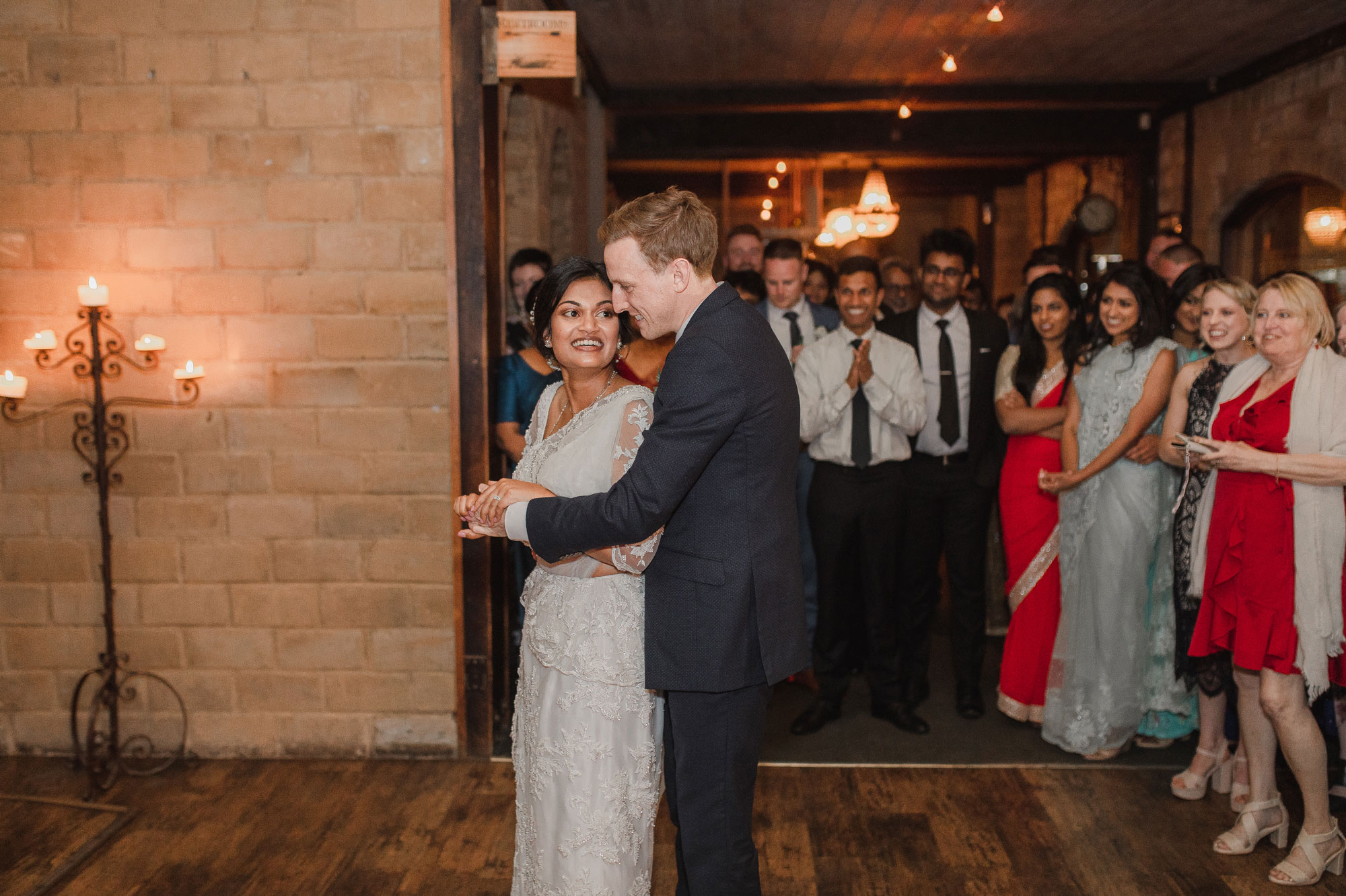 first dance at mudbrick wedding