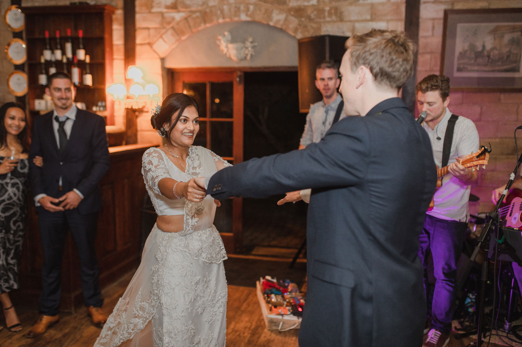 bride on the dance floor