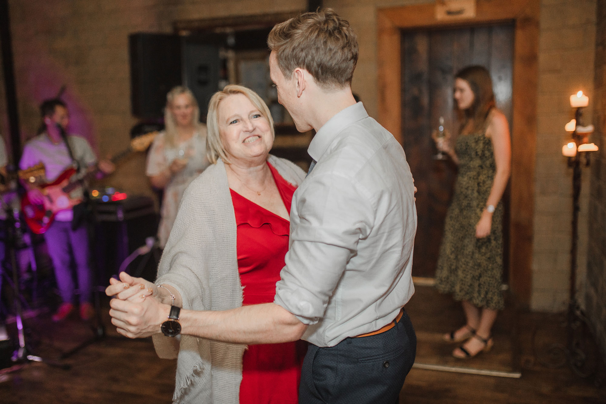 mother and son dance