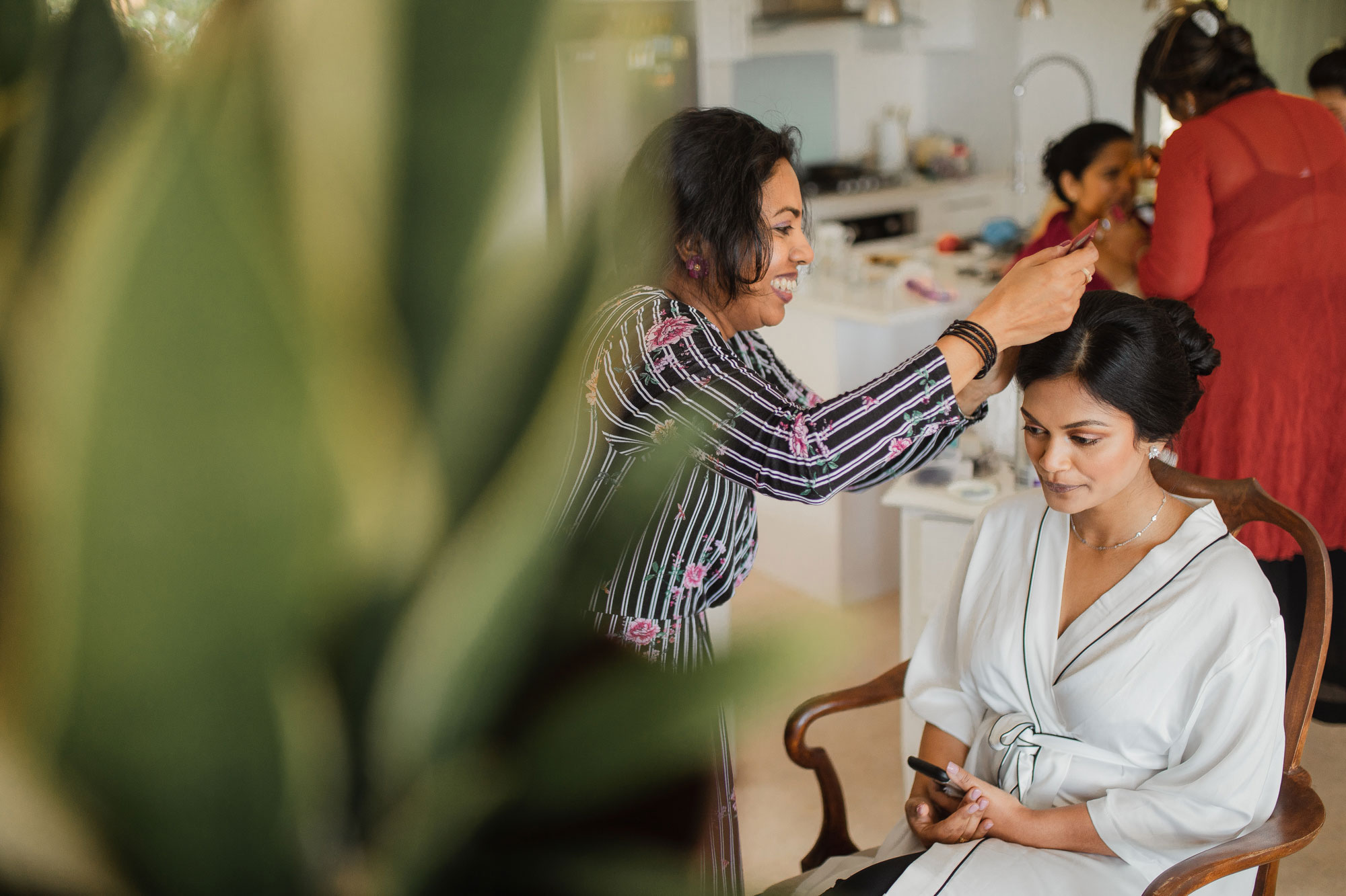 waiheke wedding bride make up