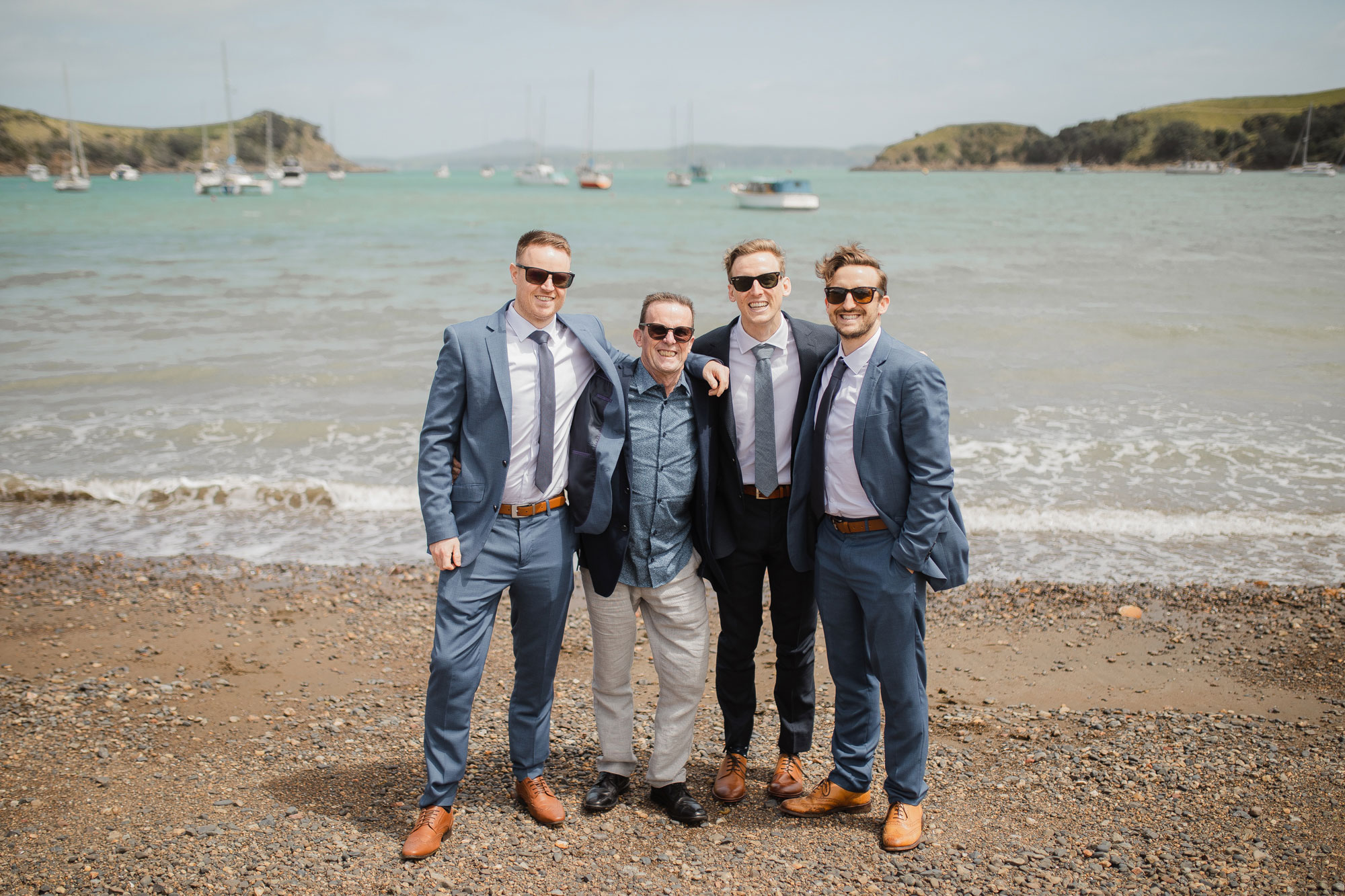 grooms party waiheke