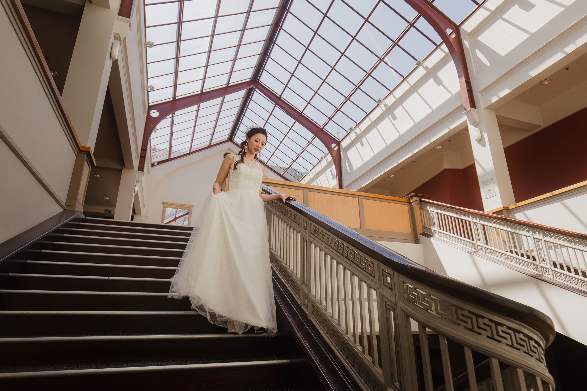 bride alone photo