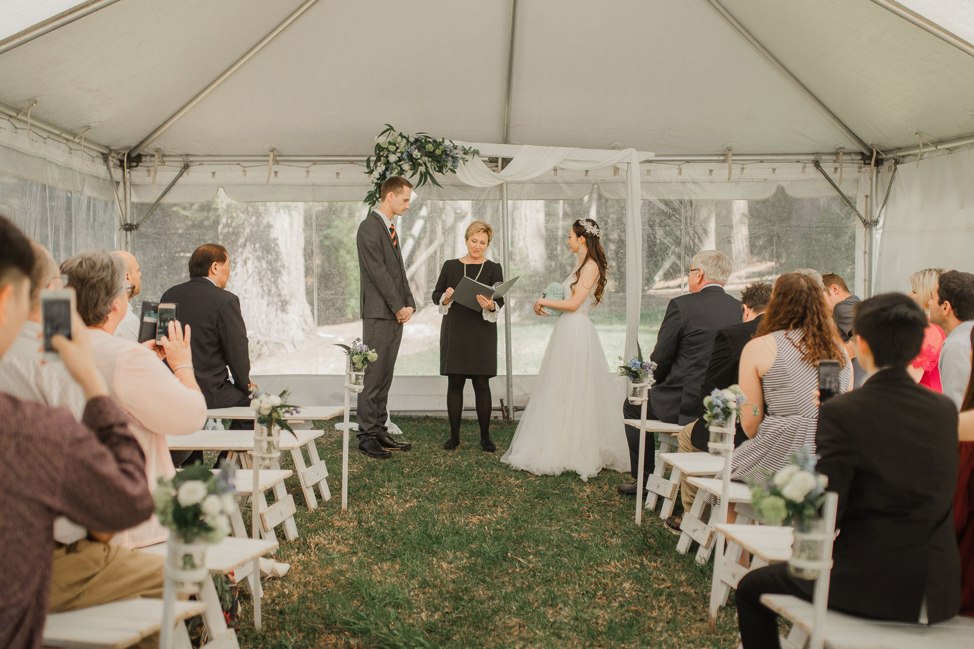 redwoods treehouse wedding ceremony