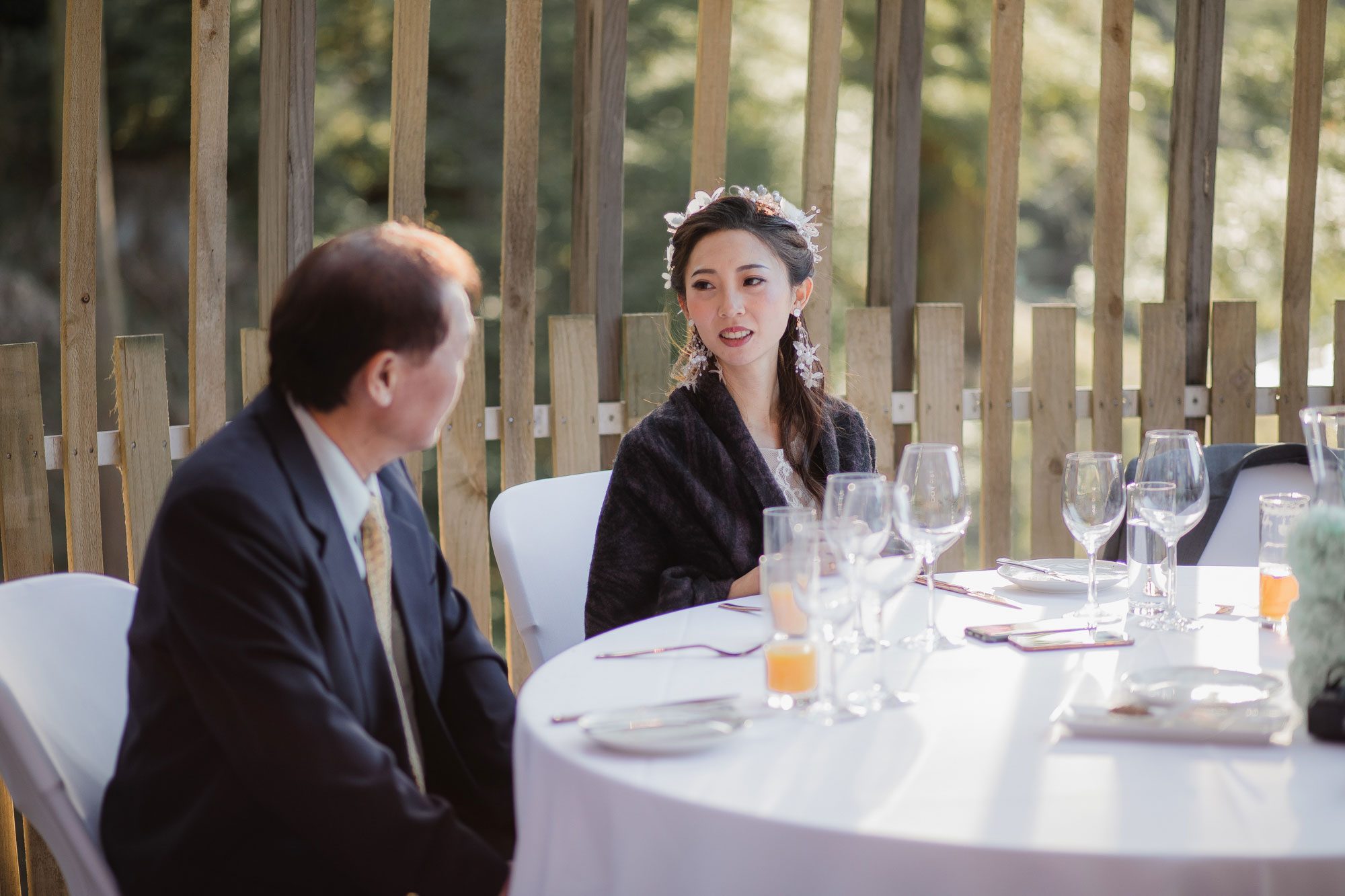 bride and father