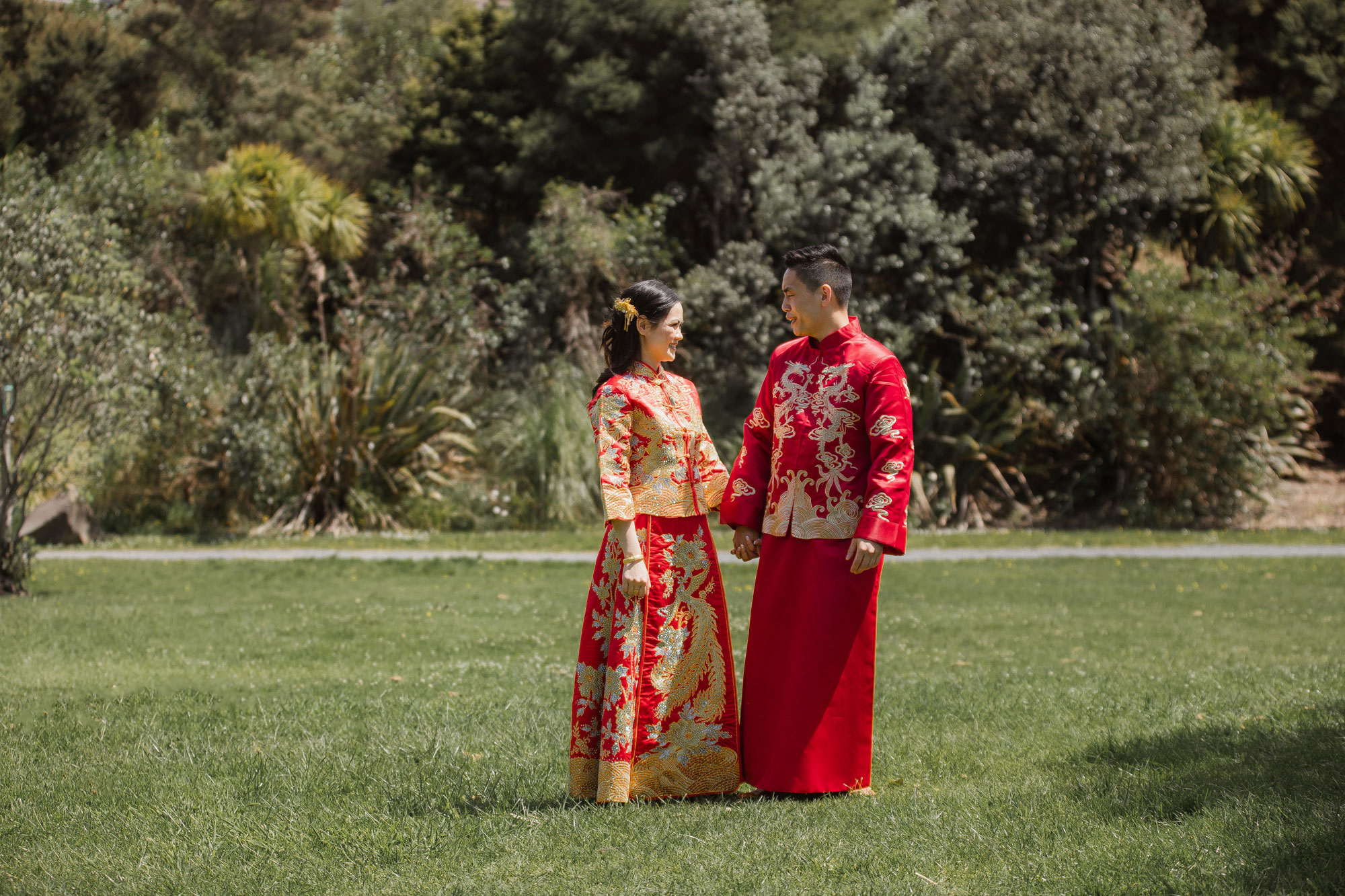 chinese wedding couple photos