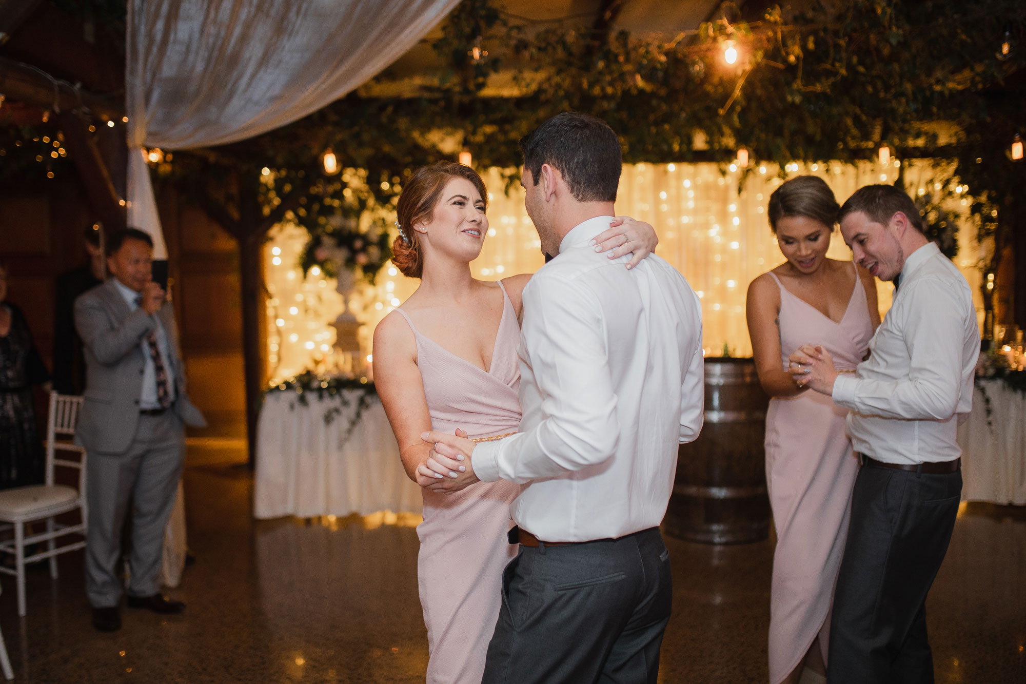 bridal party dance floor