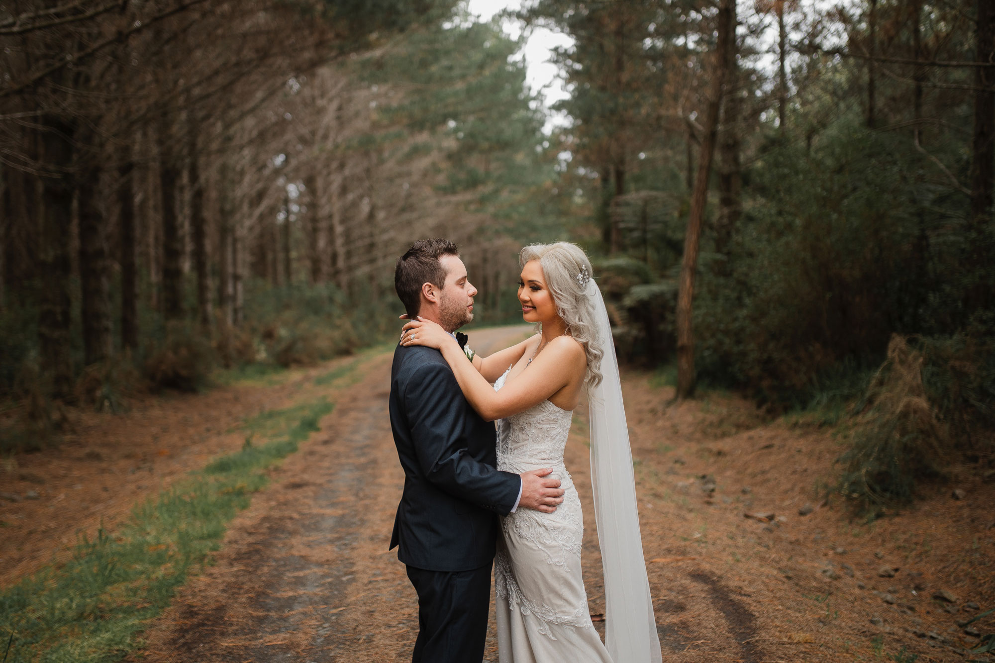 auckland riverhead forest wedding shoot