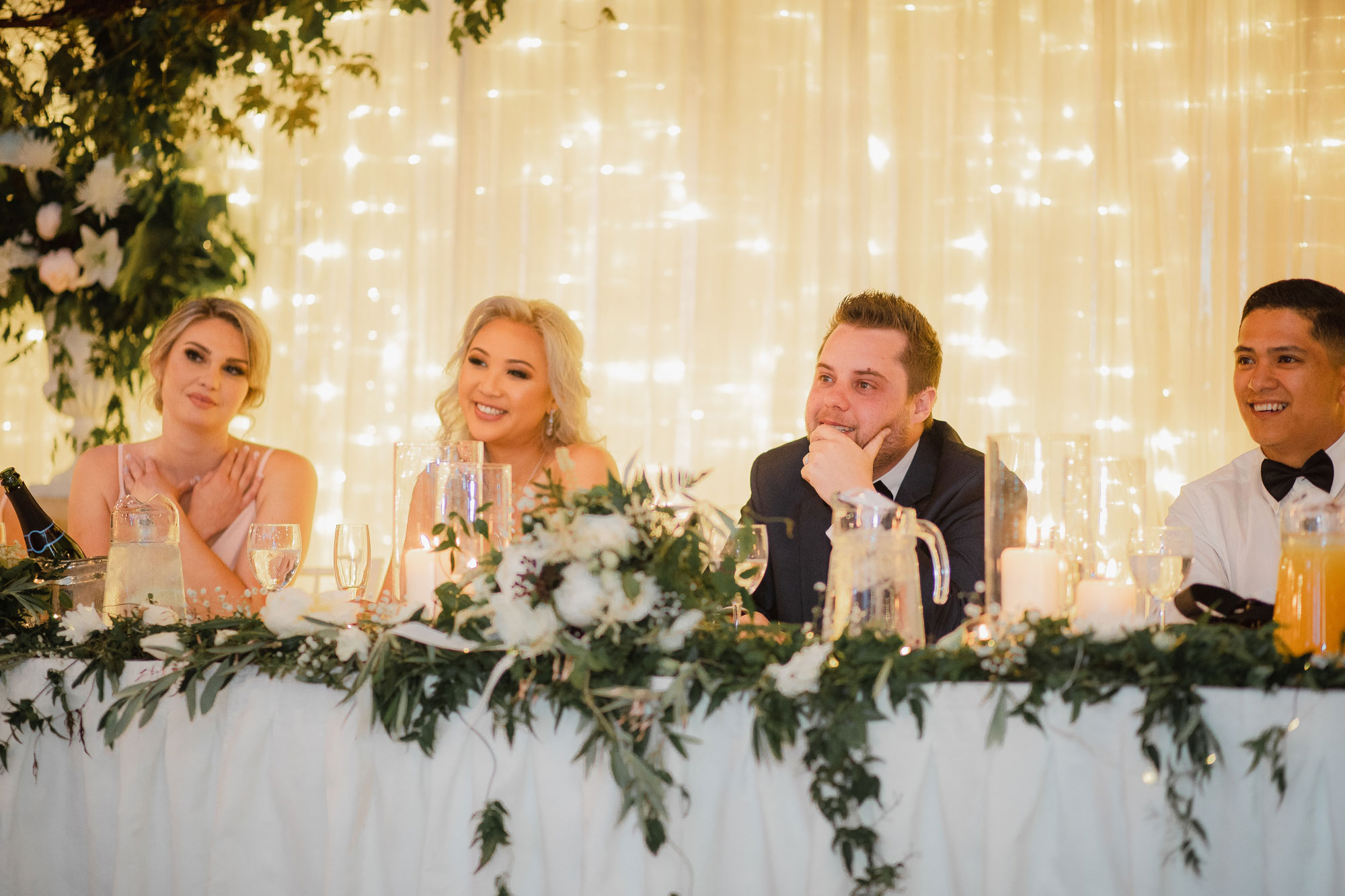 groom listening to speech