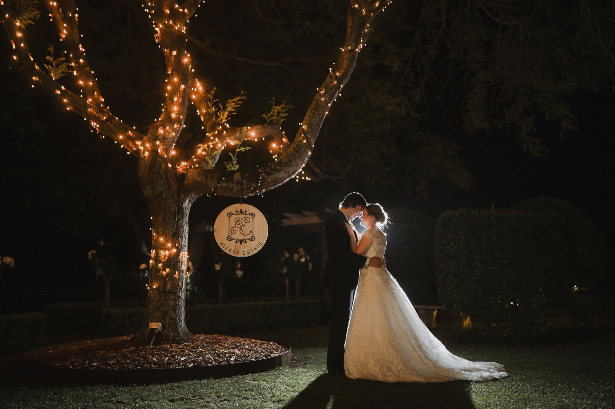 allely estate fairy lights night shoot