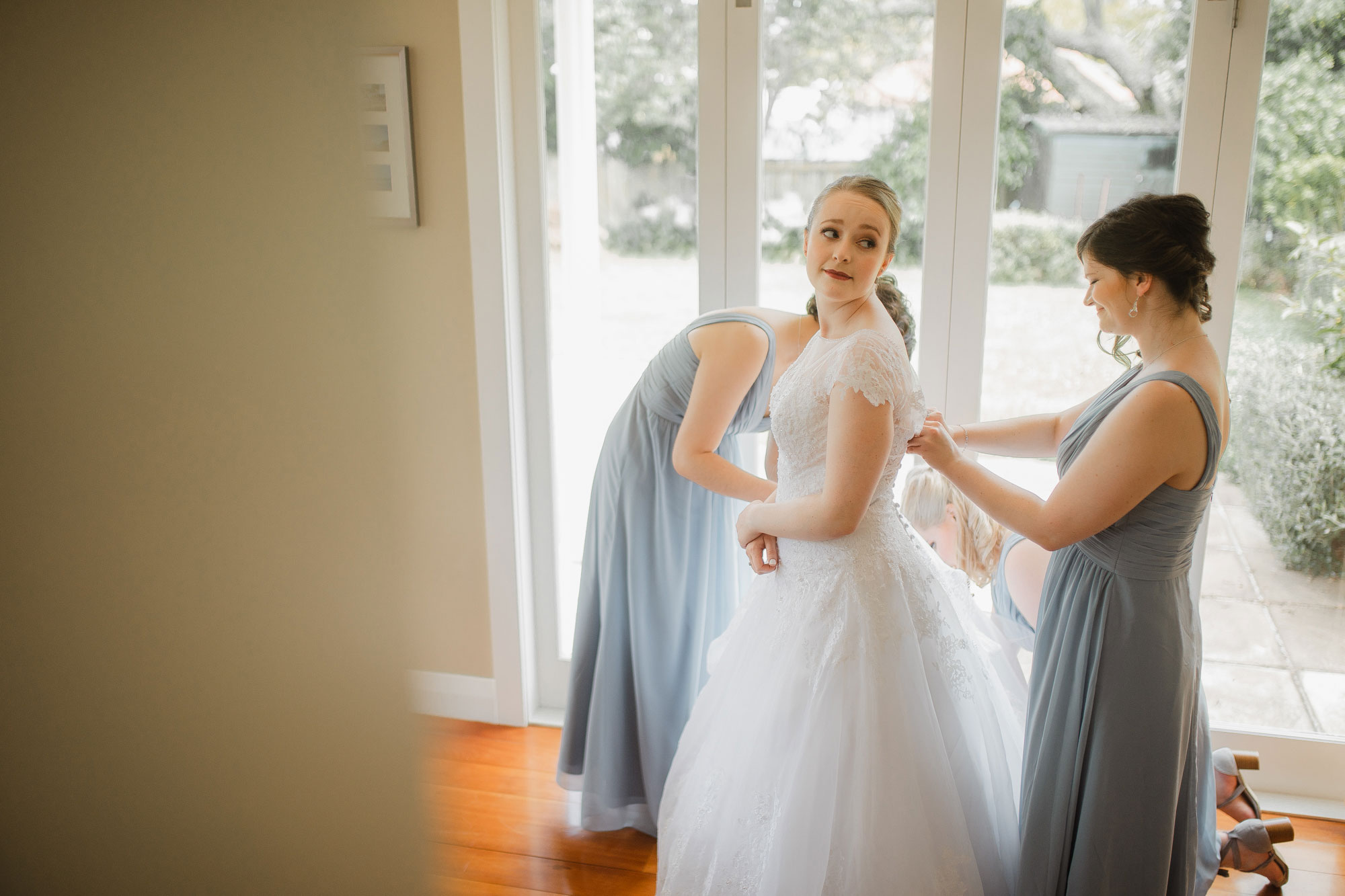 bride getting ready