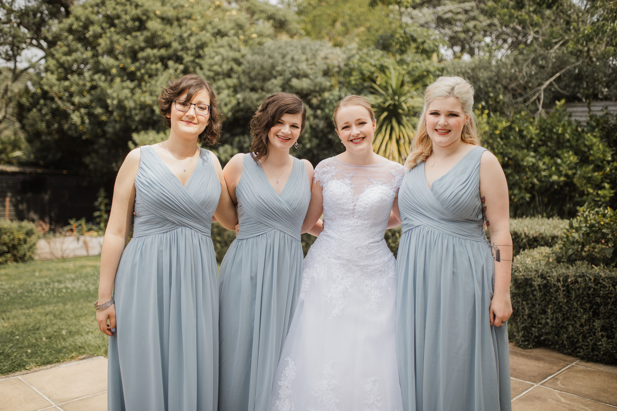 auckland bridal party