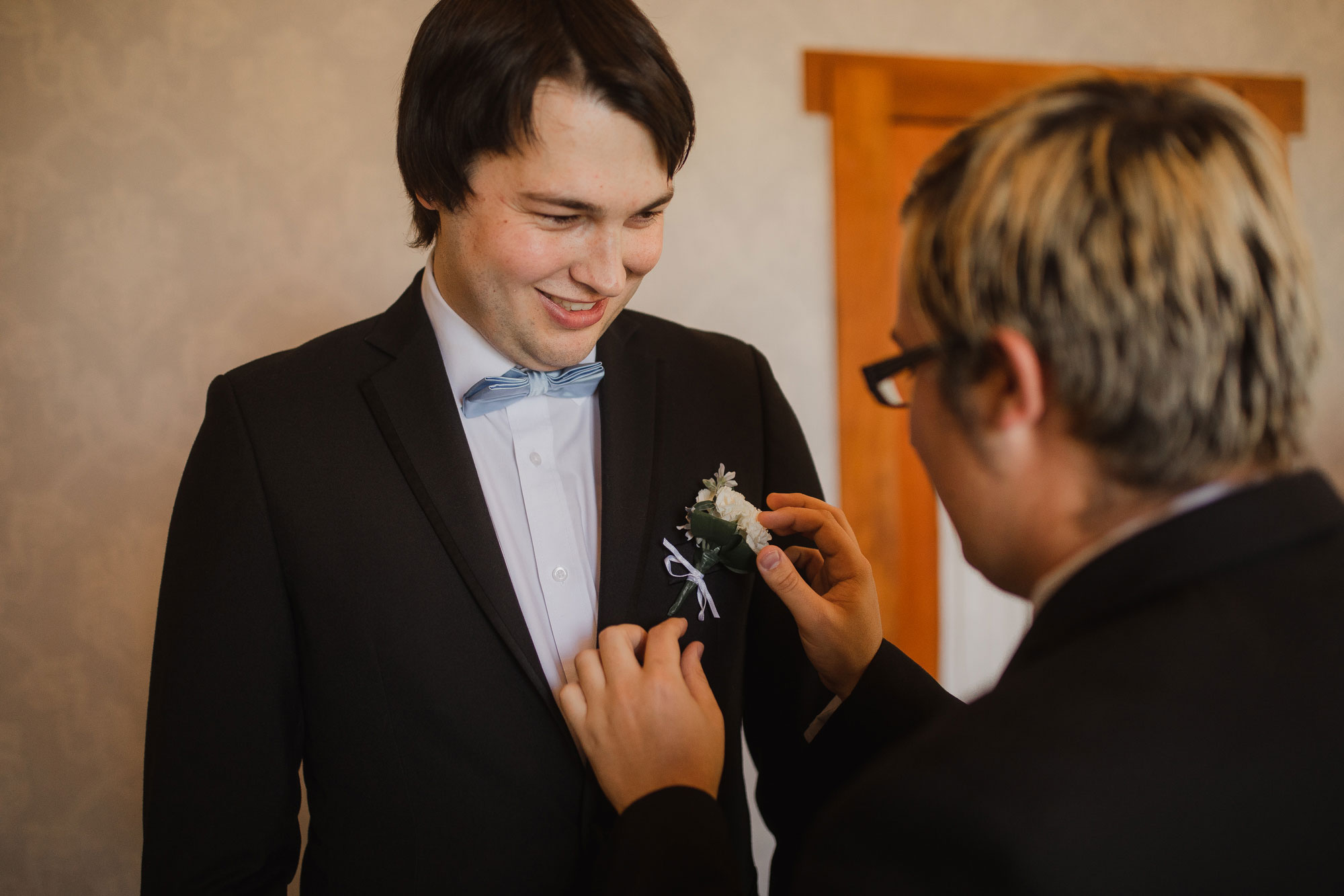 groom buttonhole