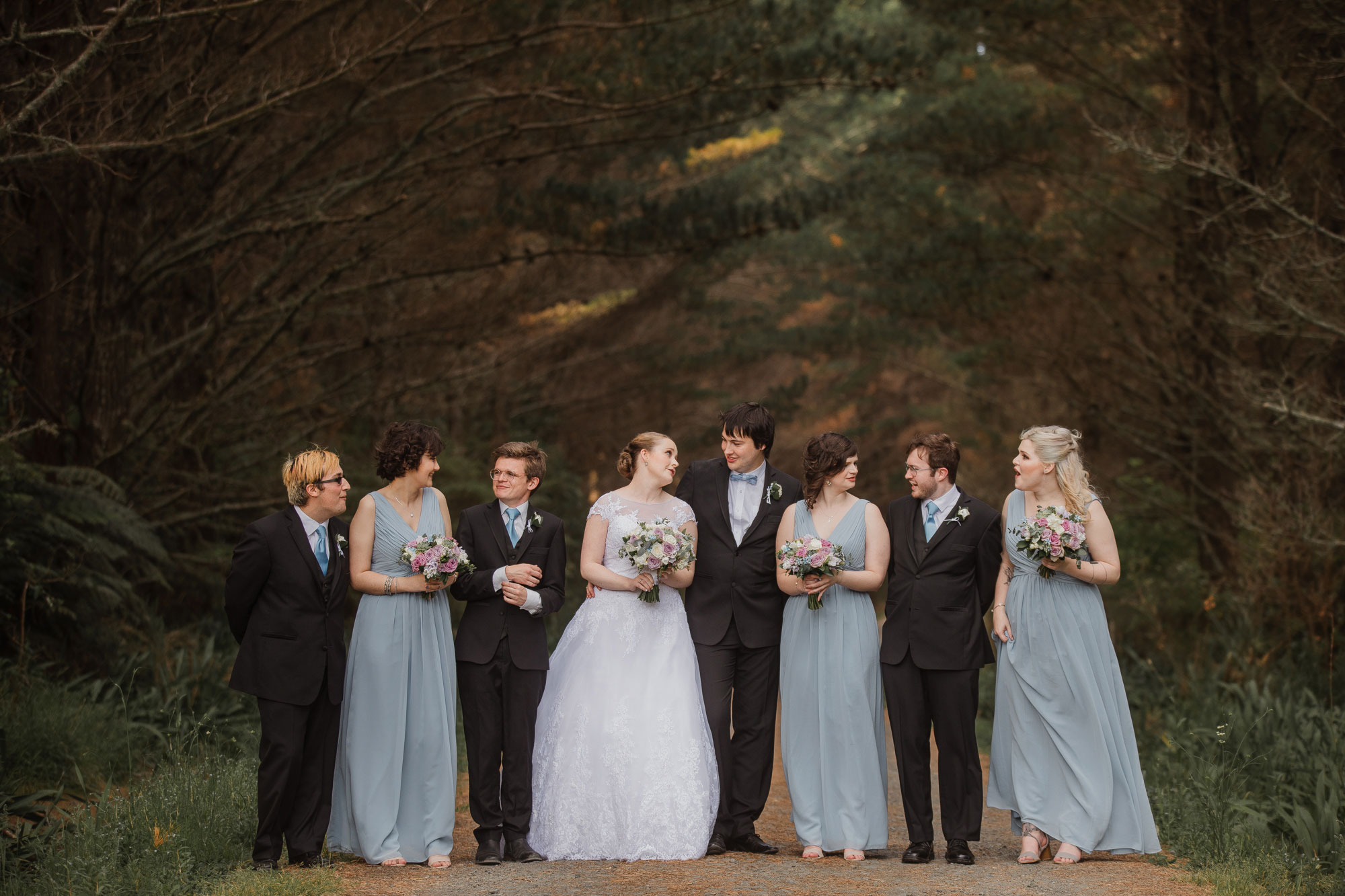 auckland wedding party photos