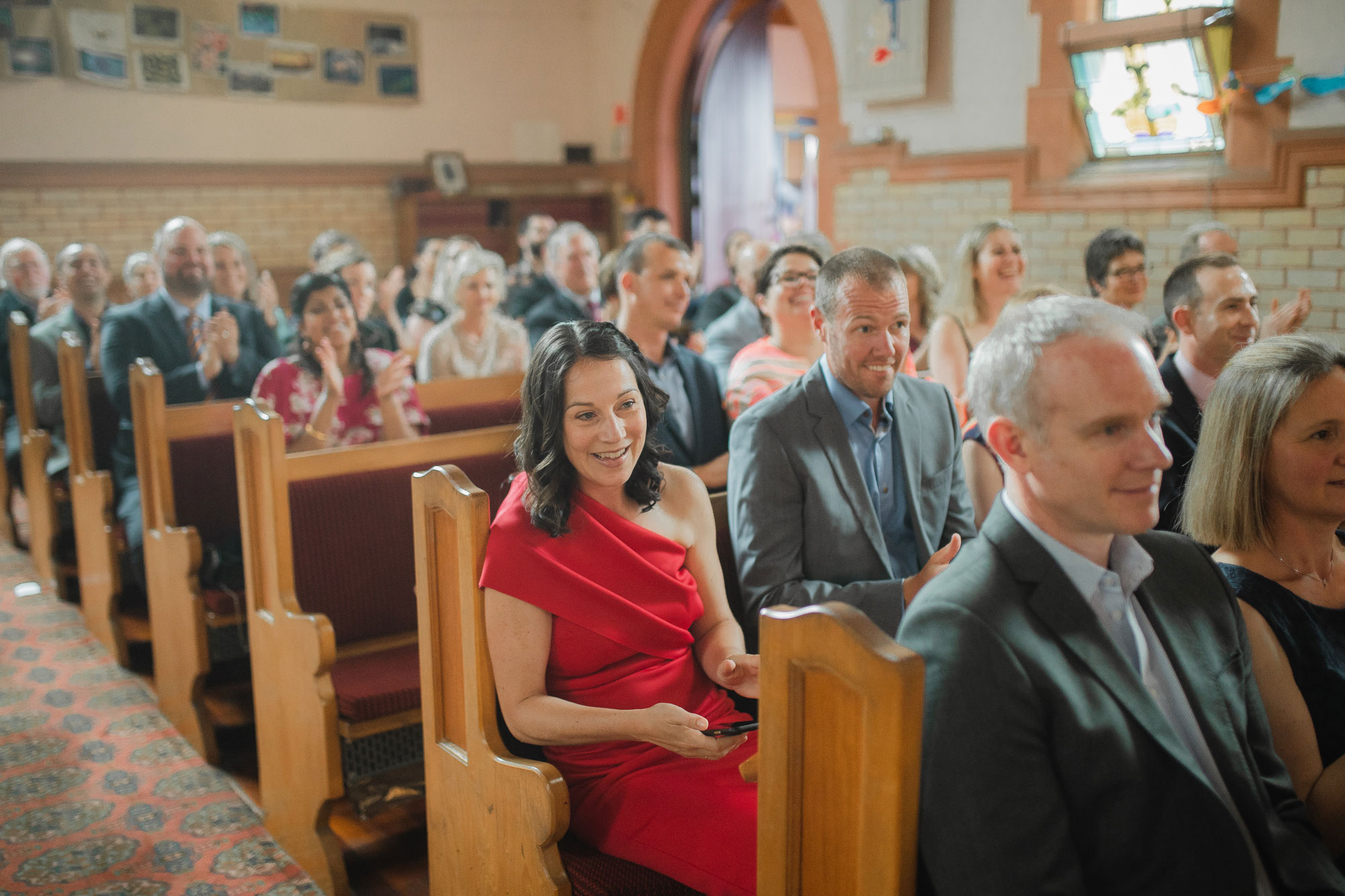 guests at the wedding ceremony