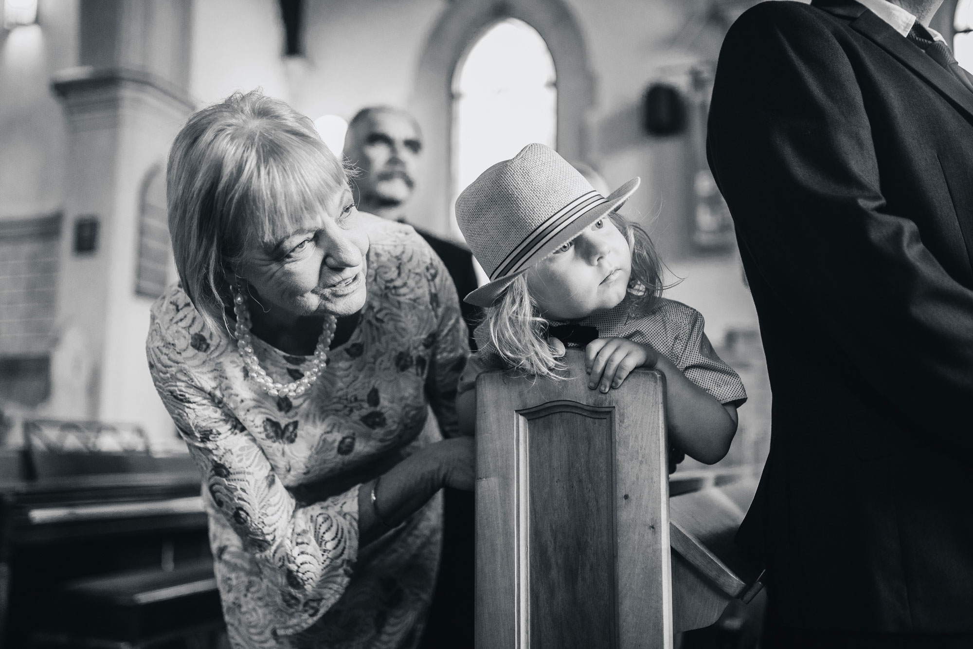 little boy wedding church