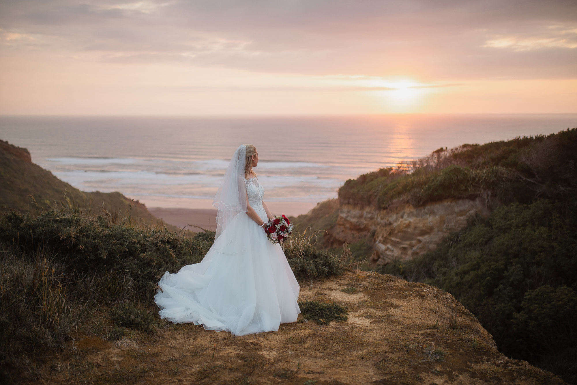 bridal portrait at castaways resort
