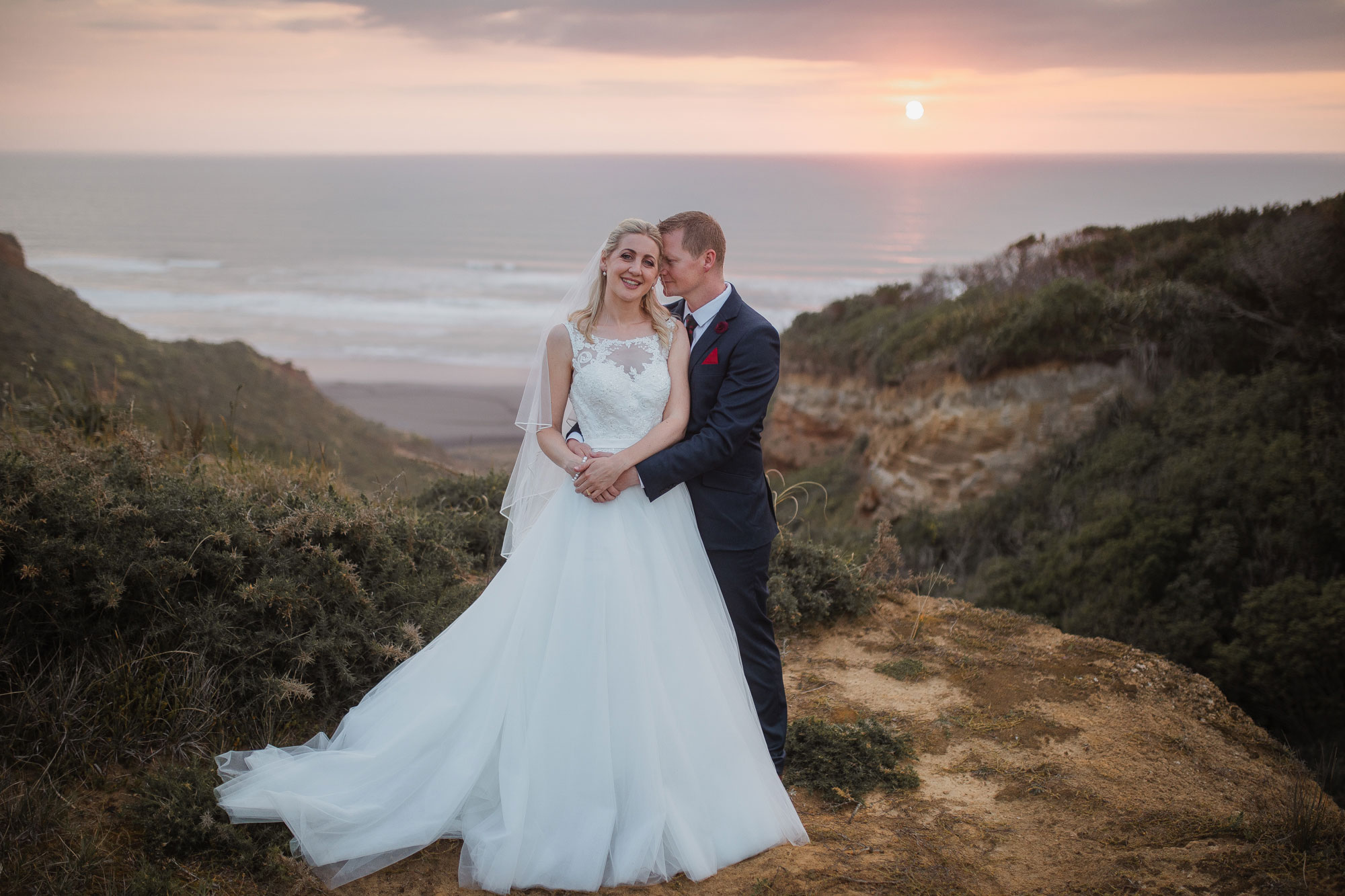 bride and groom photo at castaways