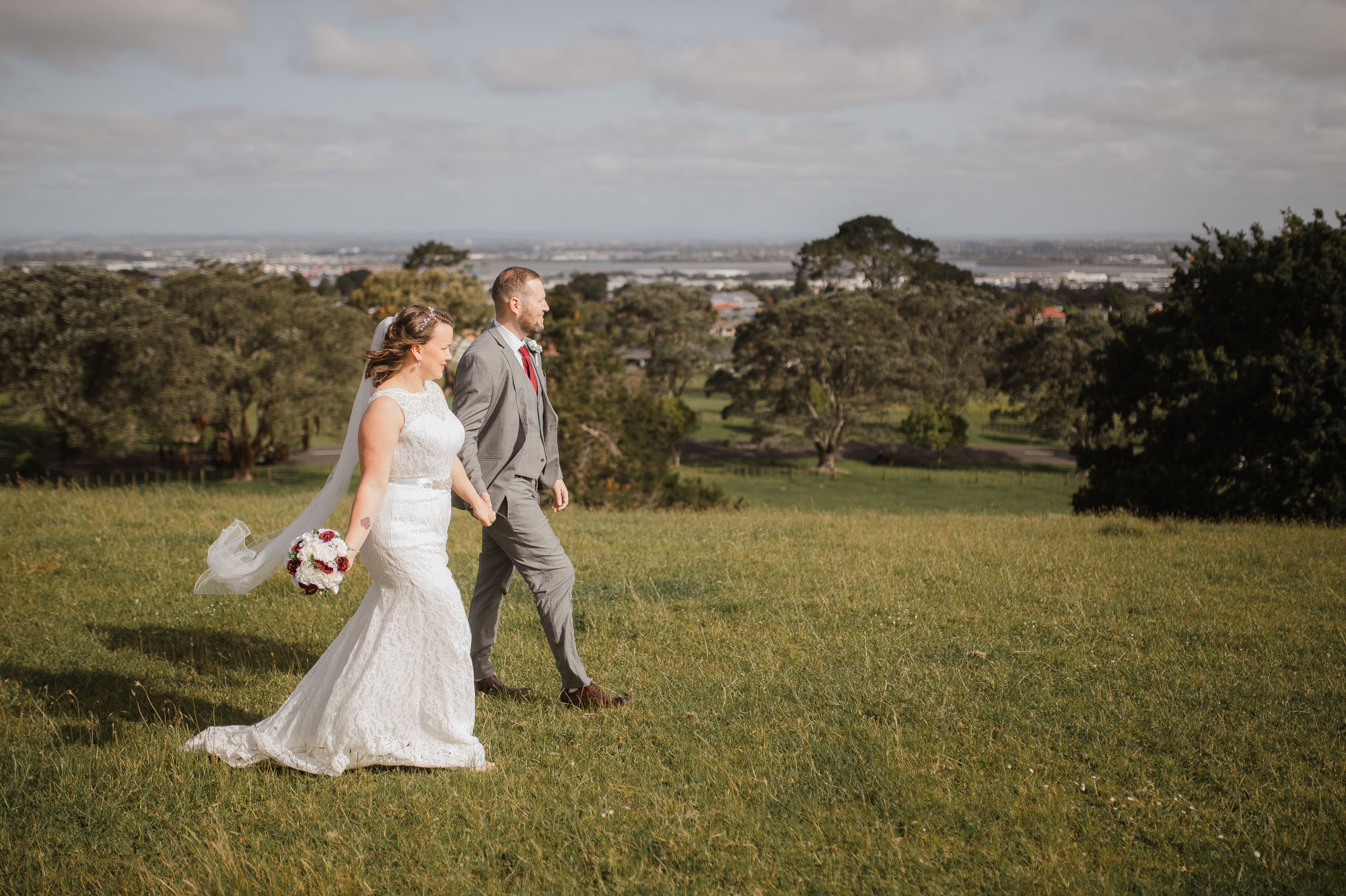 cornwall park wedding shoot