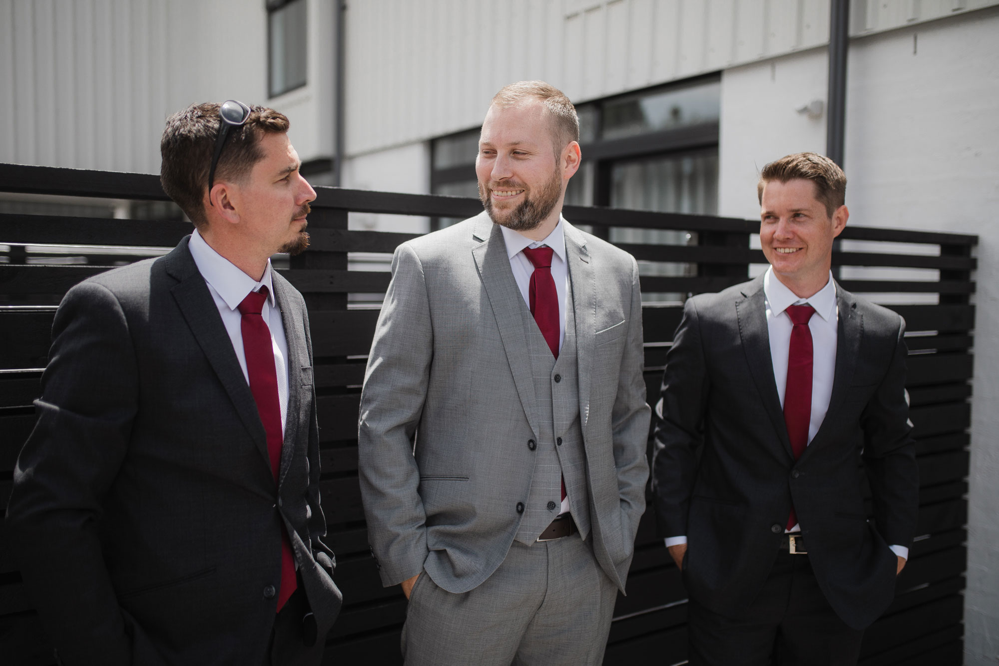 groom and groomsmen