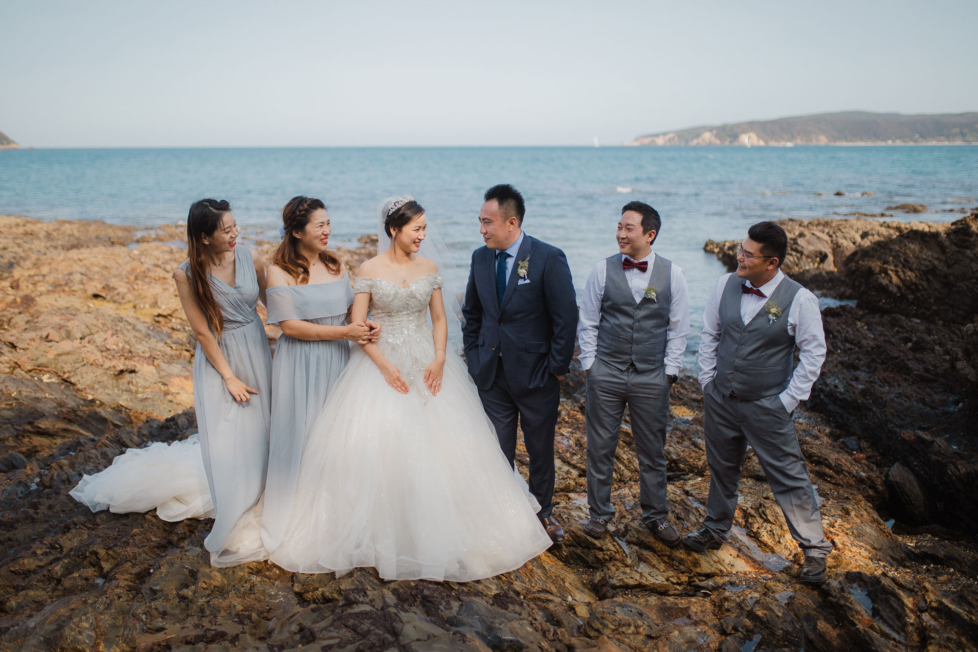 auckland bridal party photo shoot