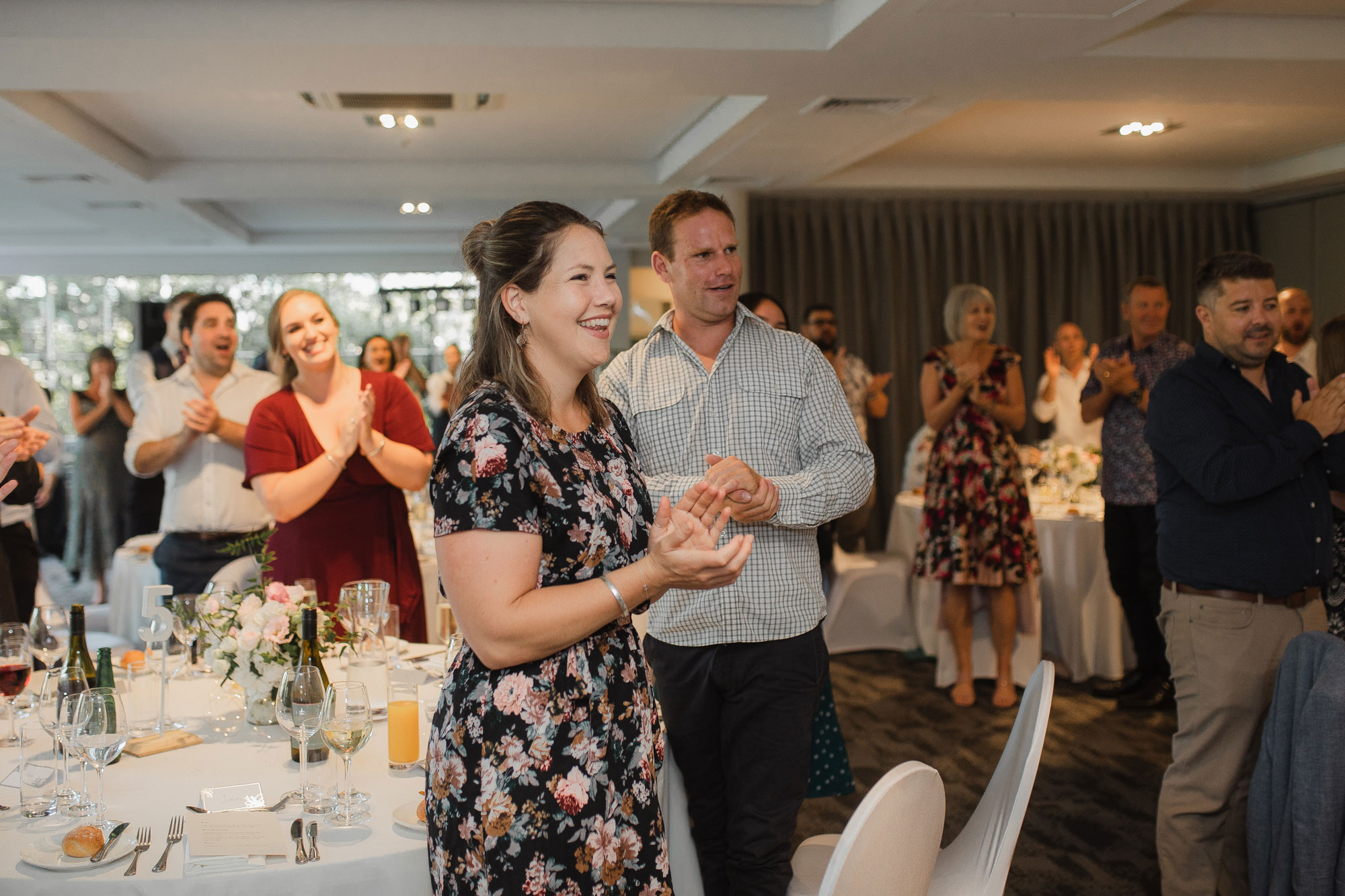 orakei bay wedding guests