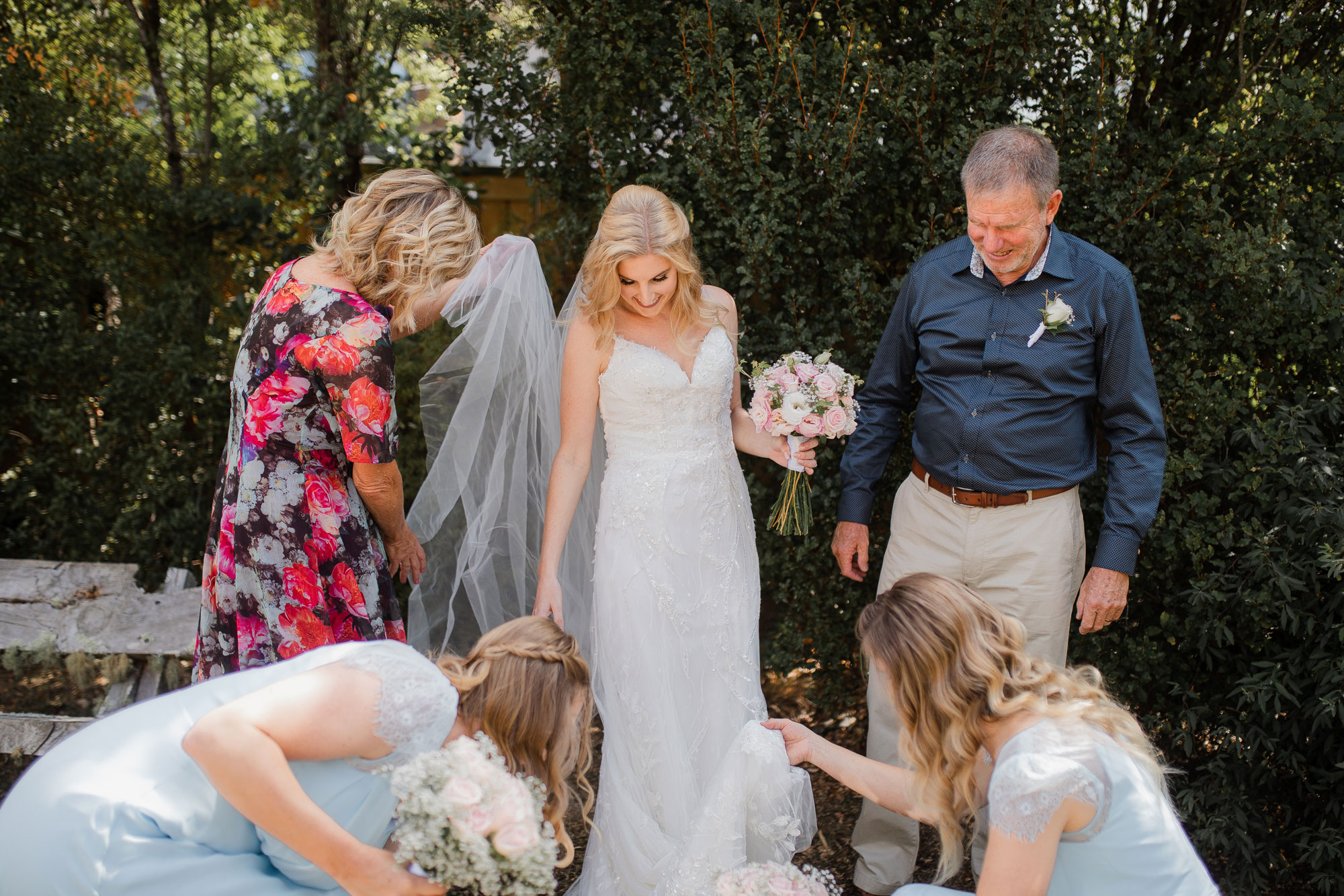 family of the bride in auckland