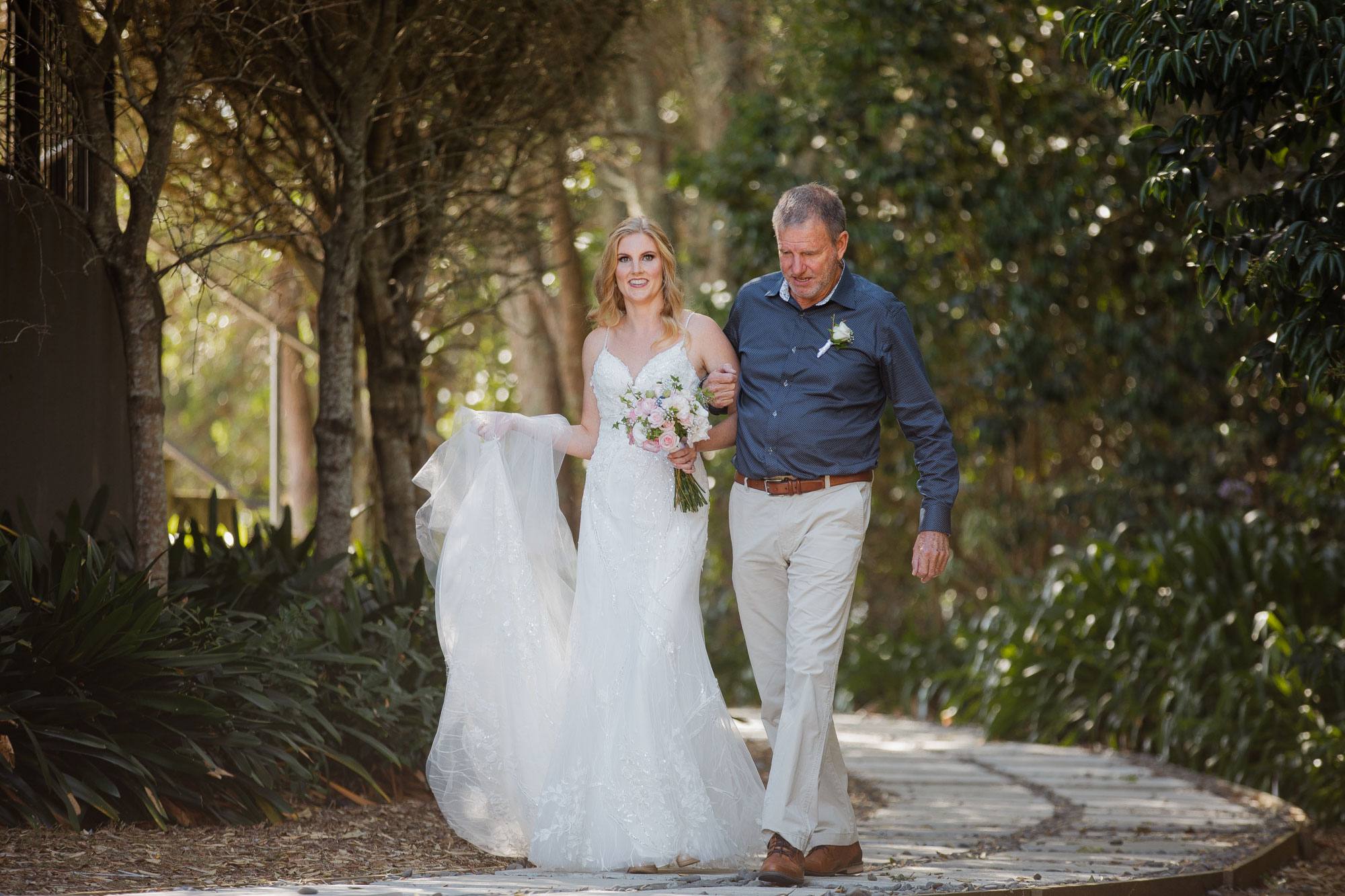 bride walking down the aisle