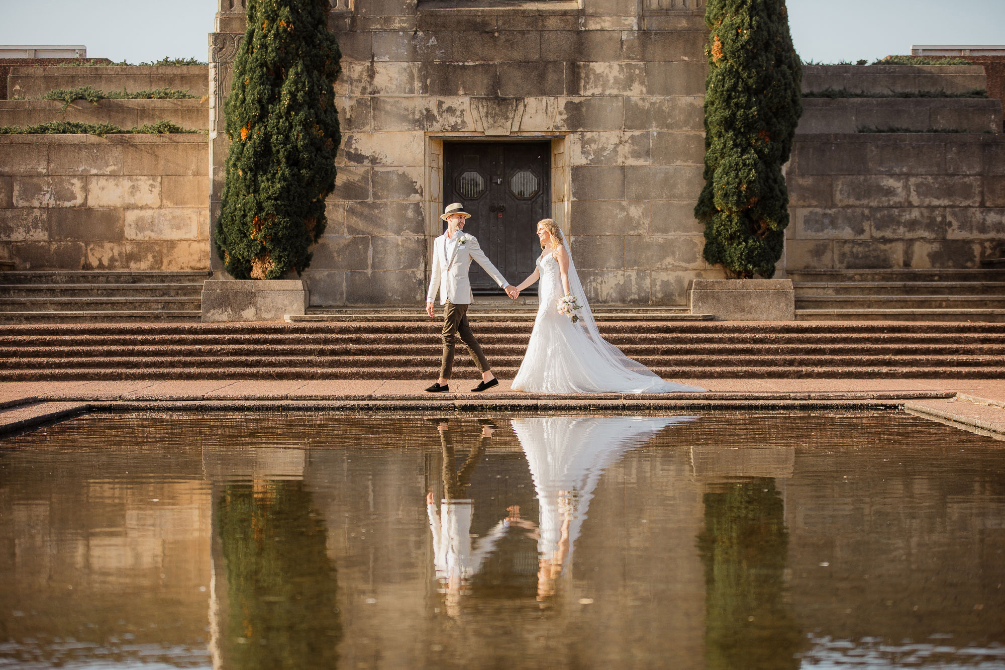 auckland bastion point wedding photo