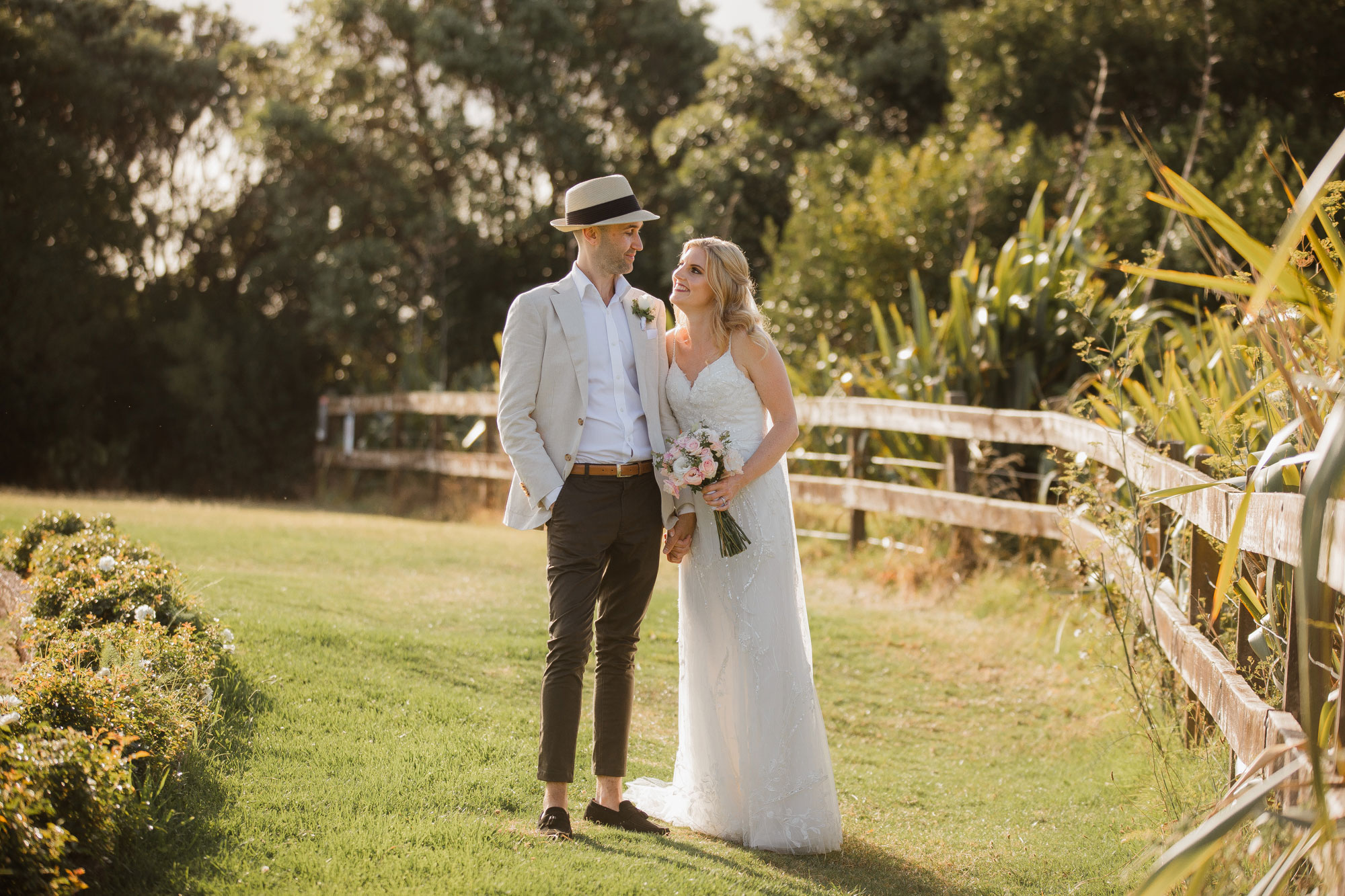 bastion point wedding photo